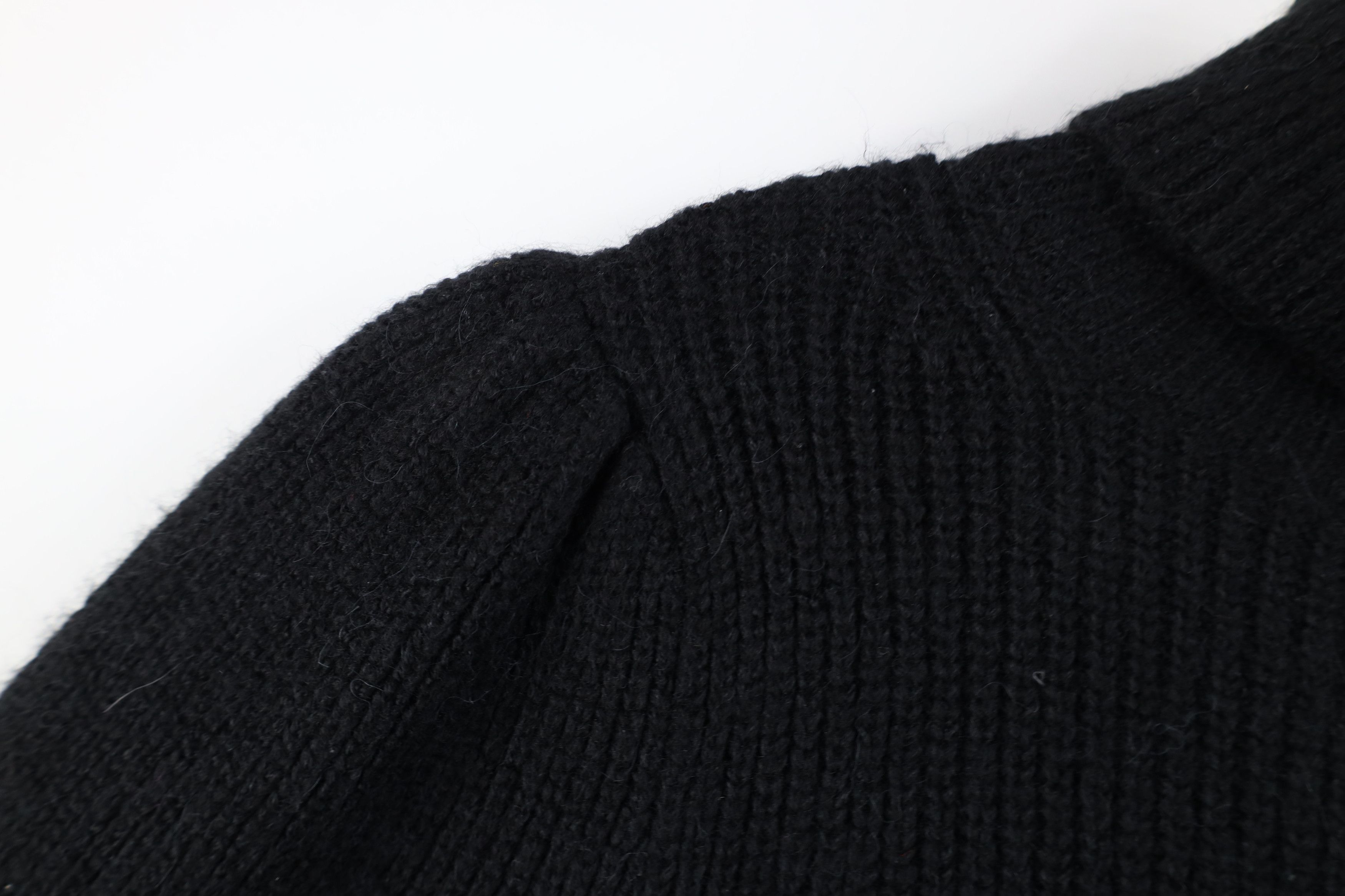 J.Crew Vintage J Crew Blend Ribbed Knit Cropped Turtleneck Sweater Size XS / US 0-2 / IT 36-38 - 4 Thumbnail