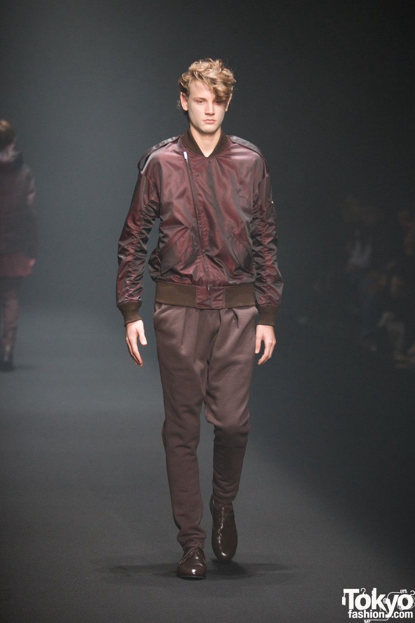 Lad Musician AW10 Lad Musician Asymmetrical Bomber Jacket Size US S / EU 44-46 / 1 - 1 Thumbnail