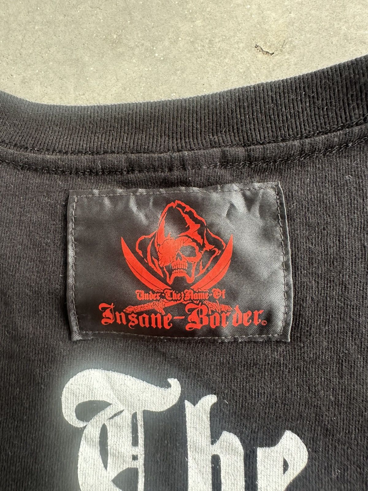 Japanese Brand × Vintage VINTAGE INSANE BORDER PIRATE SIXT SKULL TEE Size US L / EU 52-54 / 3 - 6 Thumbnail