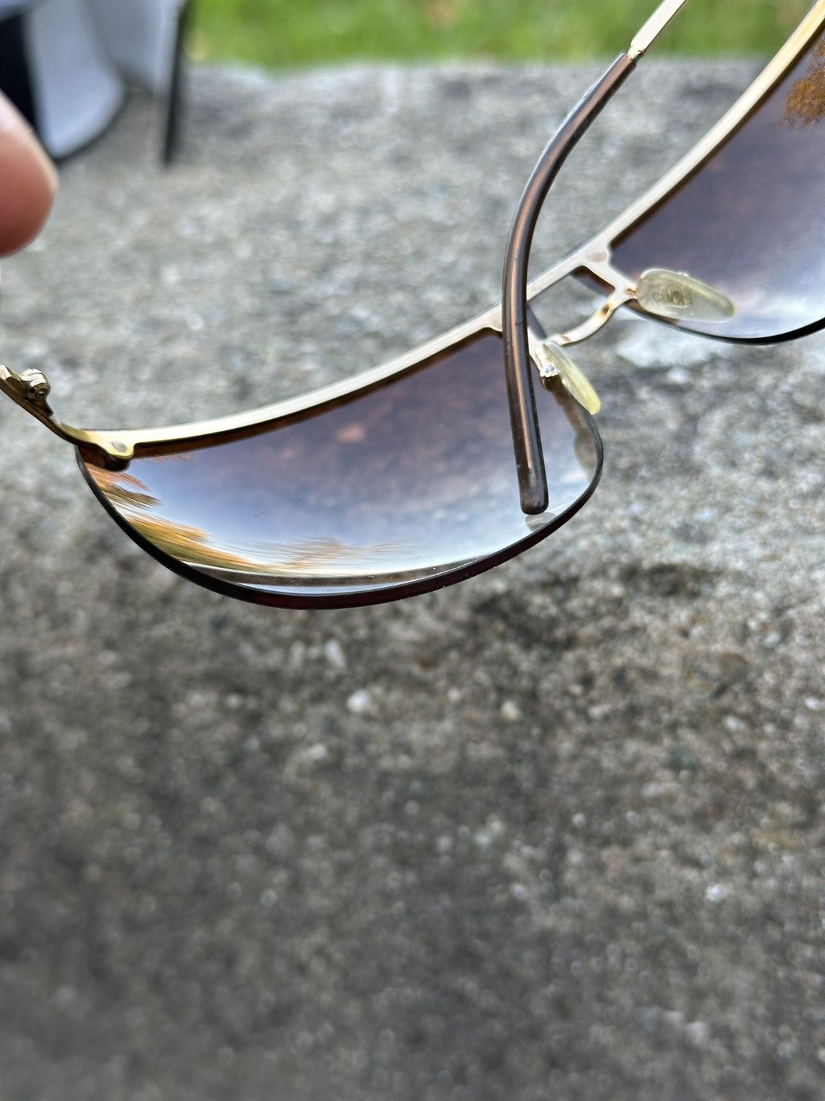 Gucci Vintage Gucci Sunglasses GG2652/S Gold with case Size ONE SIZE - 15 Thumbnail