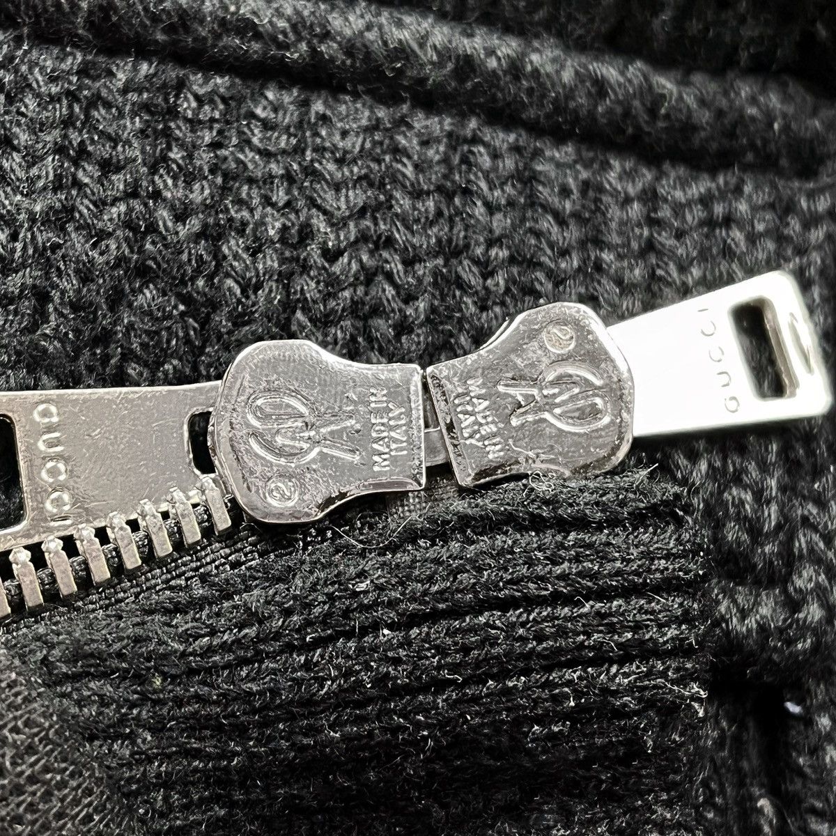 Gucci × Tom Ford Gucci Monogram Knit Jacket Size US XL / EU 56 / 4 - 4 Thumbnail