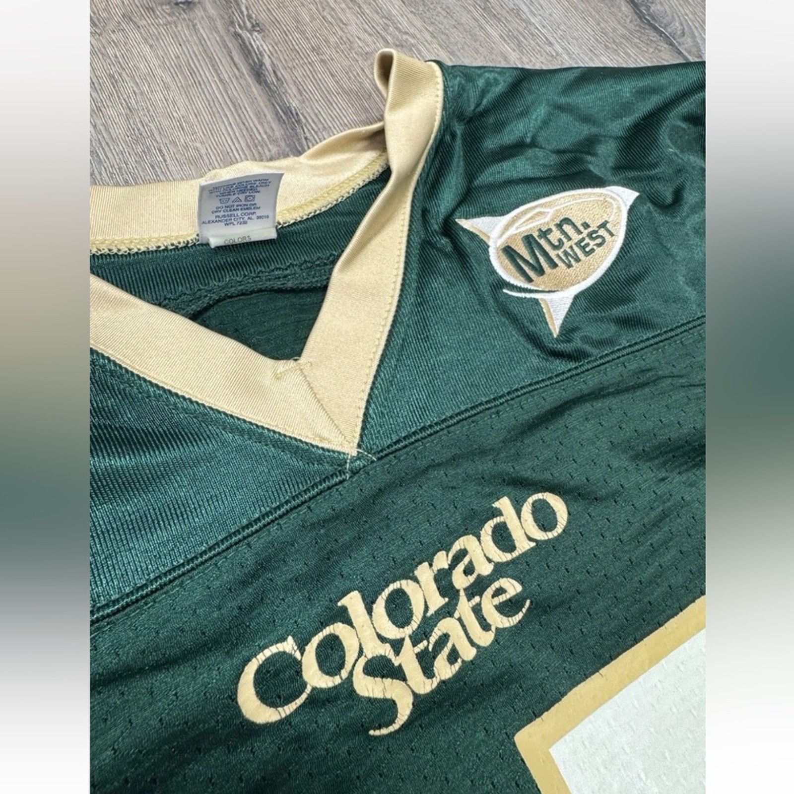 Russell Athletic Game Worn #15 Billy Farris Colorado State Rams Jersey Size US L / EU 52-54 / 3 - 6 Thumbnail