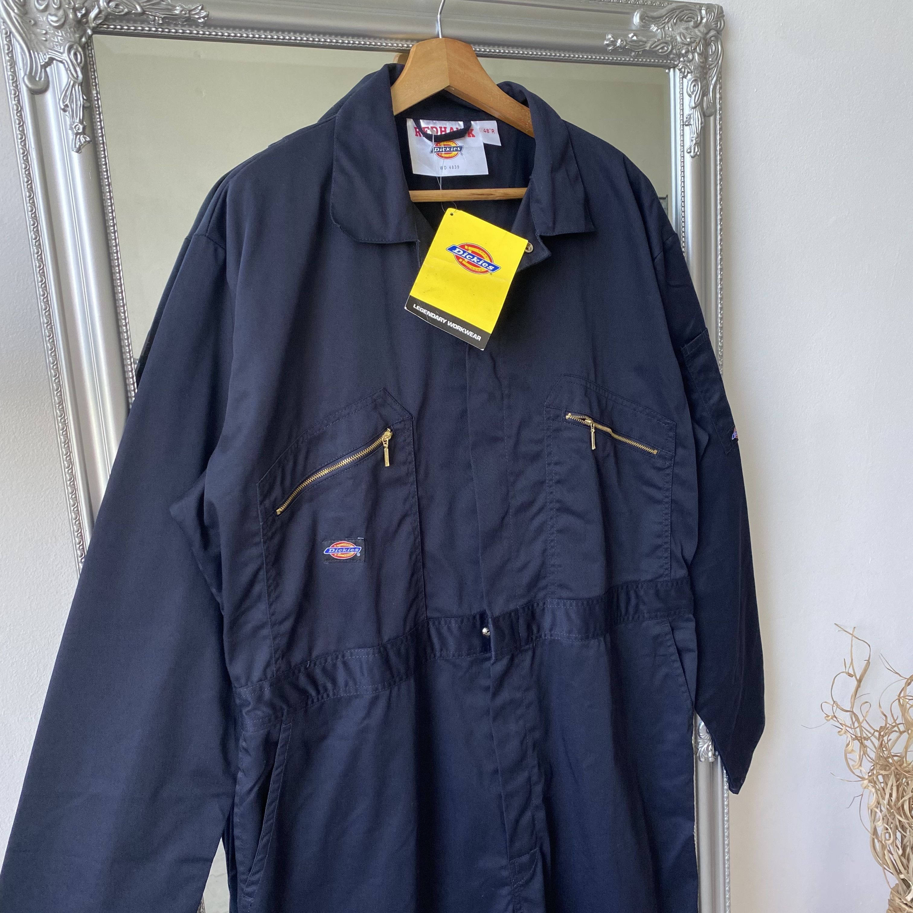 Dickies ⚒️ Vintage 00s Dickies Work overall Redhawk jumpsuit Y2K Size US 38 / EU 54 - 4 Thumbnail