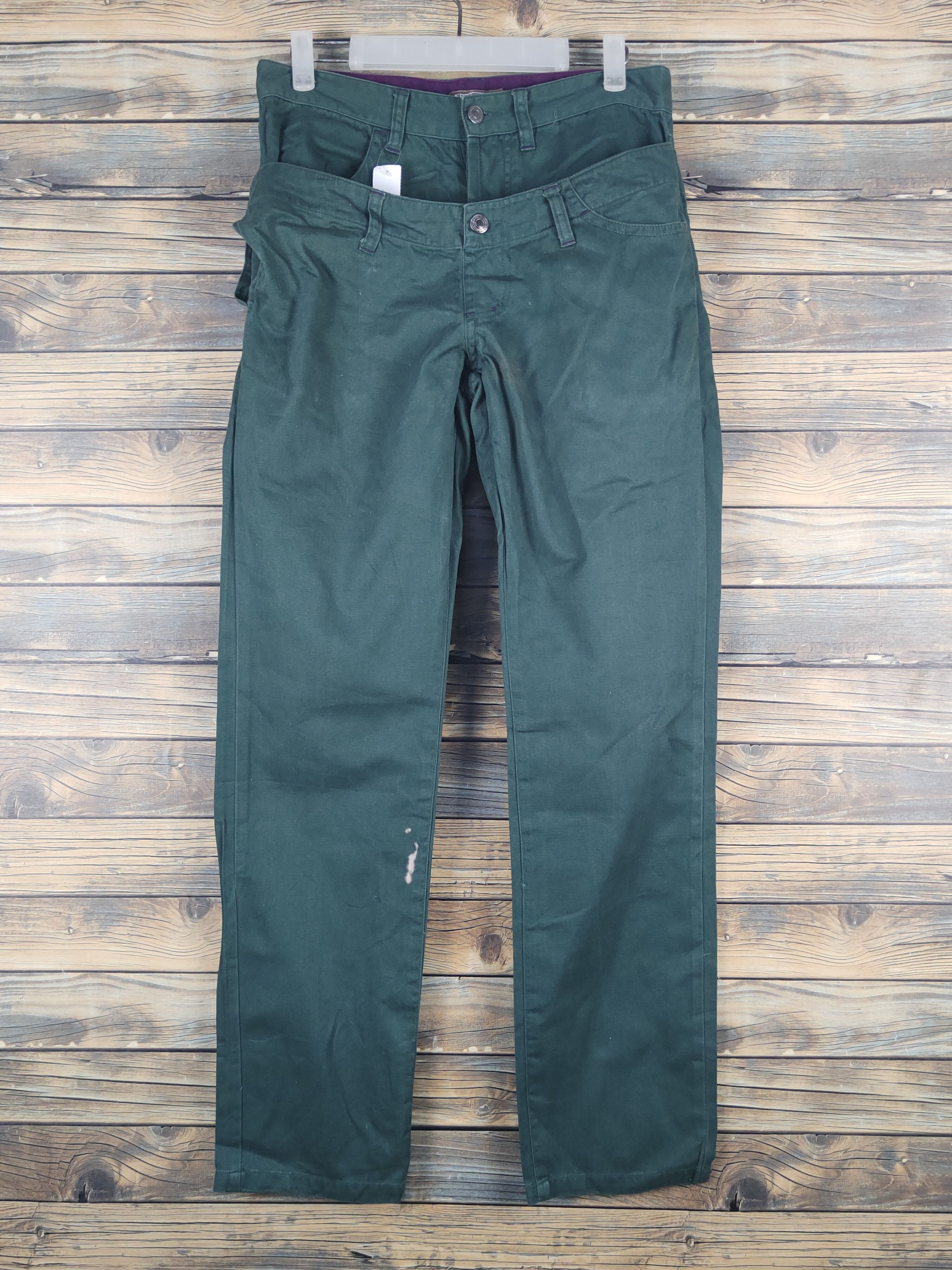 Japanese Brand DL Euphuistic Green Multipocket Casual Pants #1538 Size US 30 / EU 46 - 1 Thumbnail