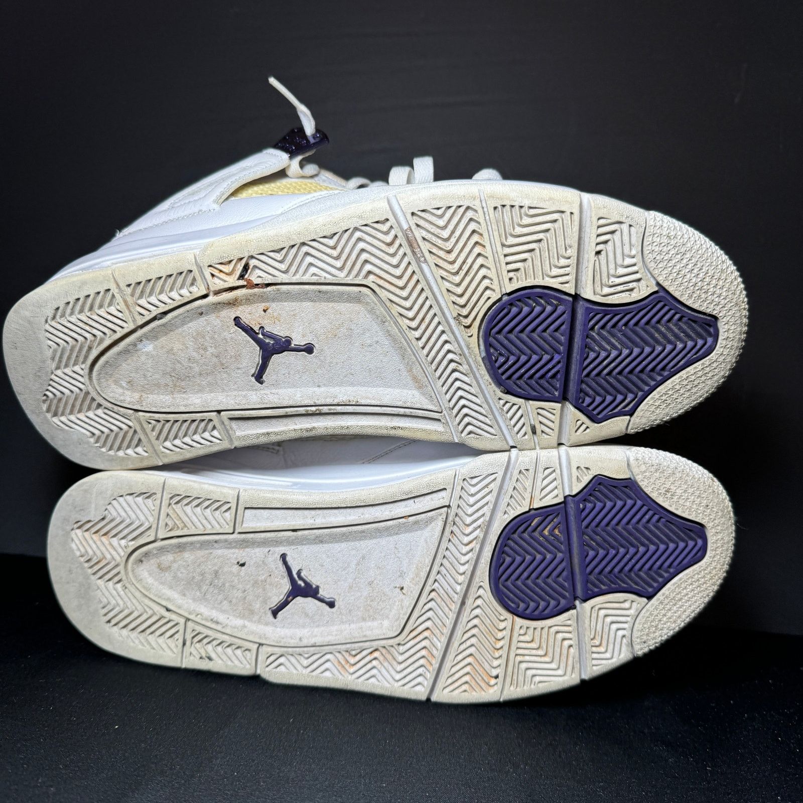 Jordan Brand × Nike Size 10.5 - Air Jordan 4 Retro Purple Metallic Men's Shoes Size US 10.5 / EU 43-44 - 6 Thumbnail
