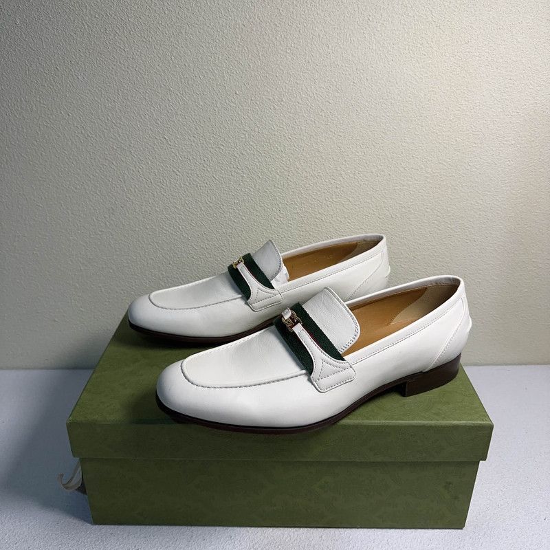Gucci Gucci Interlocking Leather Slip-On Casual Shoes - Size US 11 / EU 44 - 1 Thumbnail