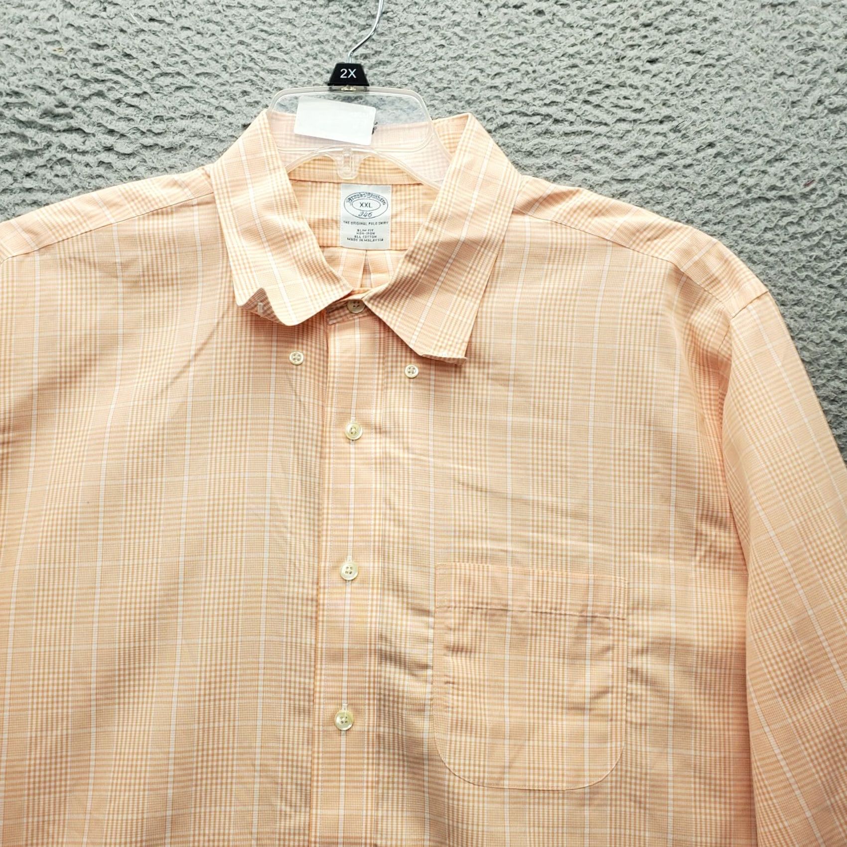 Brooks Brothers Brooks Brothers Casual Shirt Mens 2XL Multi Check Slim Fit Non Iron Button Down Shirt Size US XXL / EU 58 / 5 - 3 Thumbnail