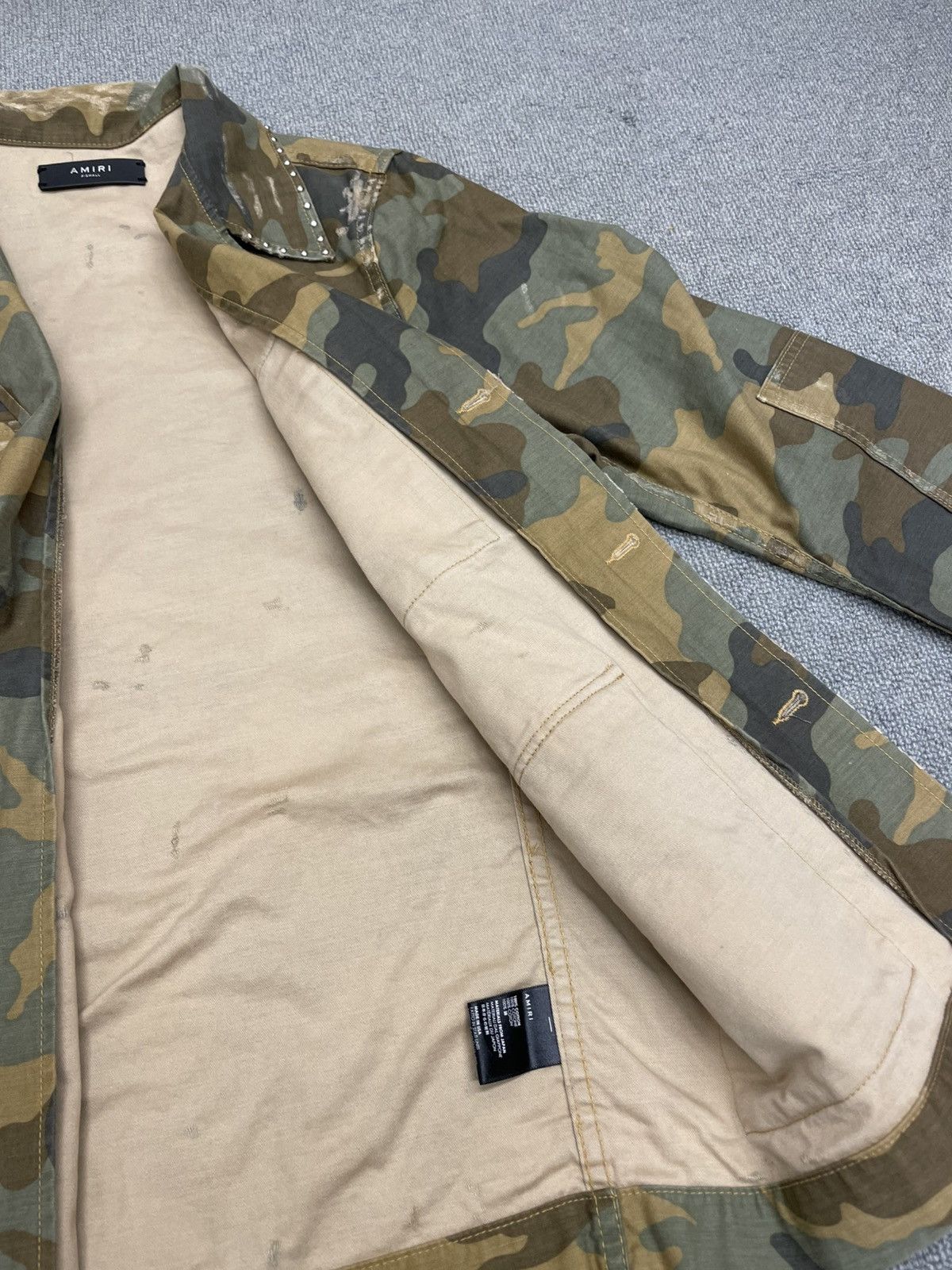 Amiri Amiri Camo Jacket Size US XS / EU 42 / 0 - 8 Thumbnail