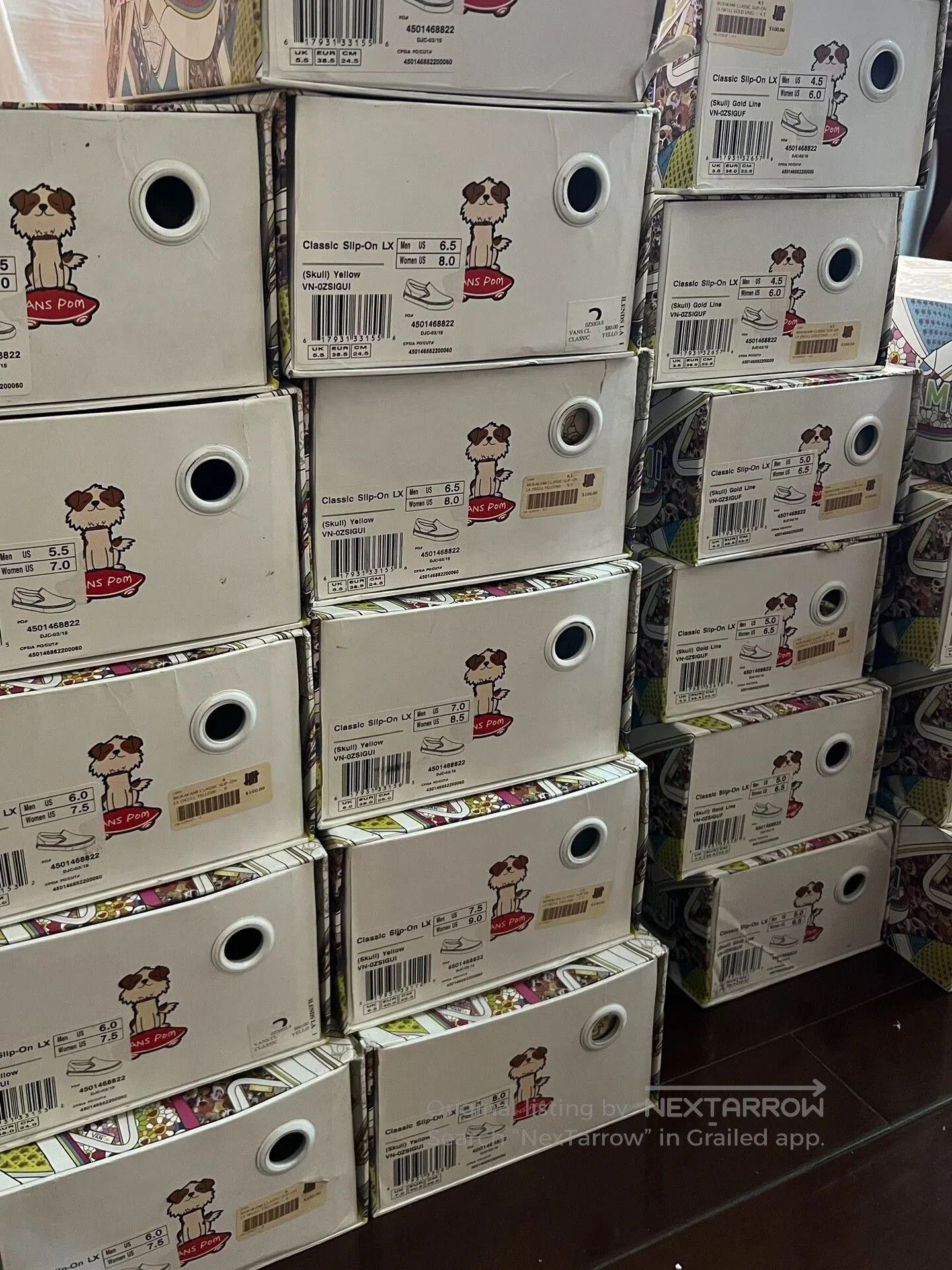 Vans Vans x Takashi Murakami Skull Sneakers. Size US 5 / EU 37 - 9 Thumbnail