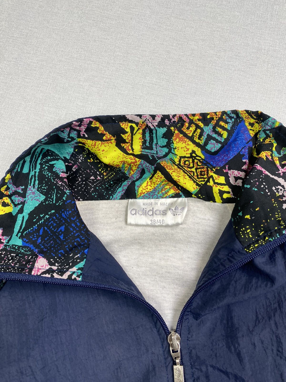Adidas × Vintage Men’s Vintage Adidas Track Top Jacket size 38/40 M/L Size US M / EU 48-50 / 2 - 4 Thumbnail