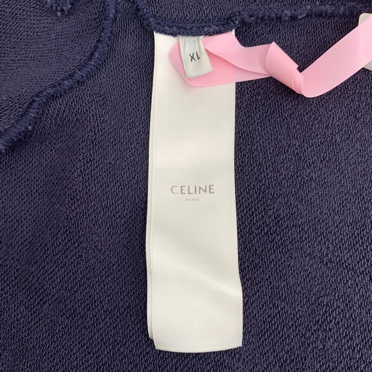 Celine Celine Letter Printed Hooded Sweatshirt Jacket K26WX Size XL / US 12-14 / IT 48-50 - 6 Thumbnail