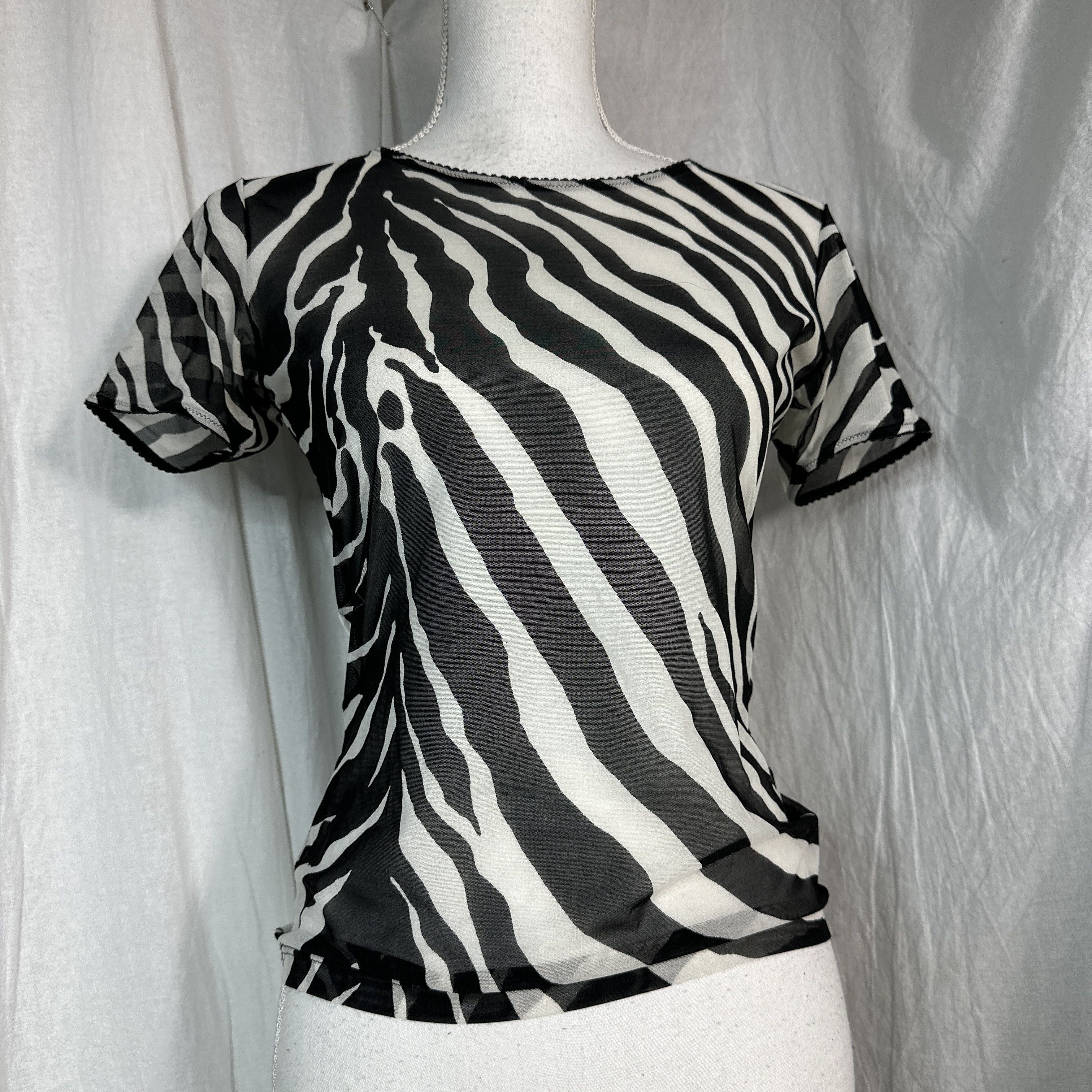 Dolce & Gabbana Vintage Dolce & Gabbana T-shirt Zebra Print Size S / US 4 / IT 40 - 4 Thumbnail