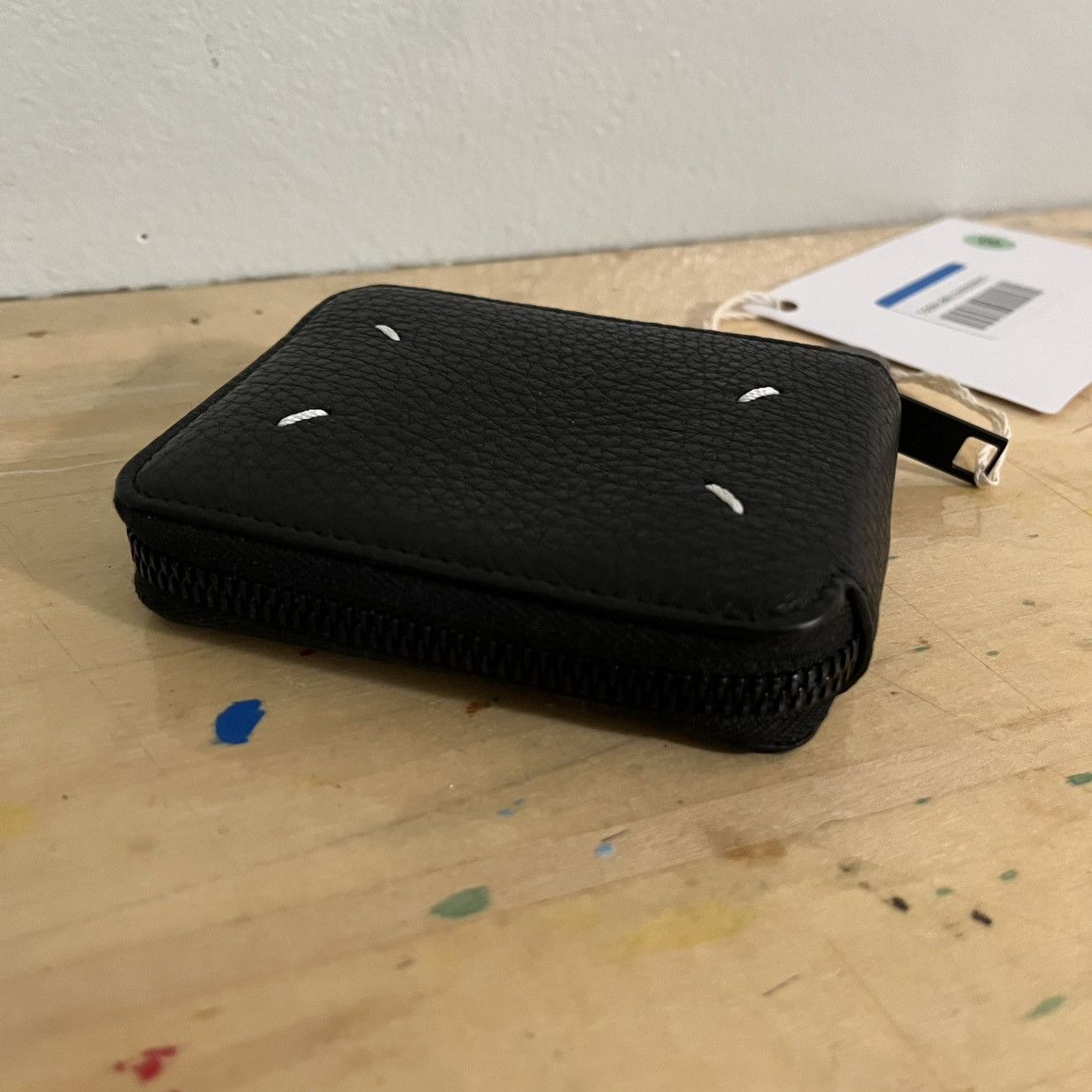 Maison Margiela Leather Zipped Wallet Size ONE SIZE - 1 Thumbnail