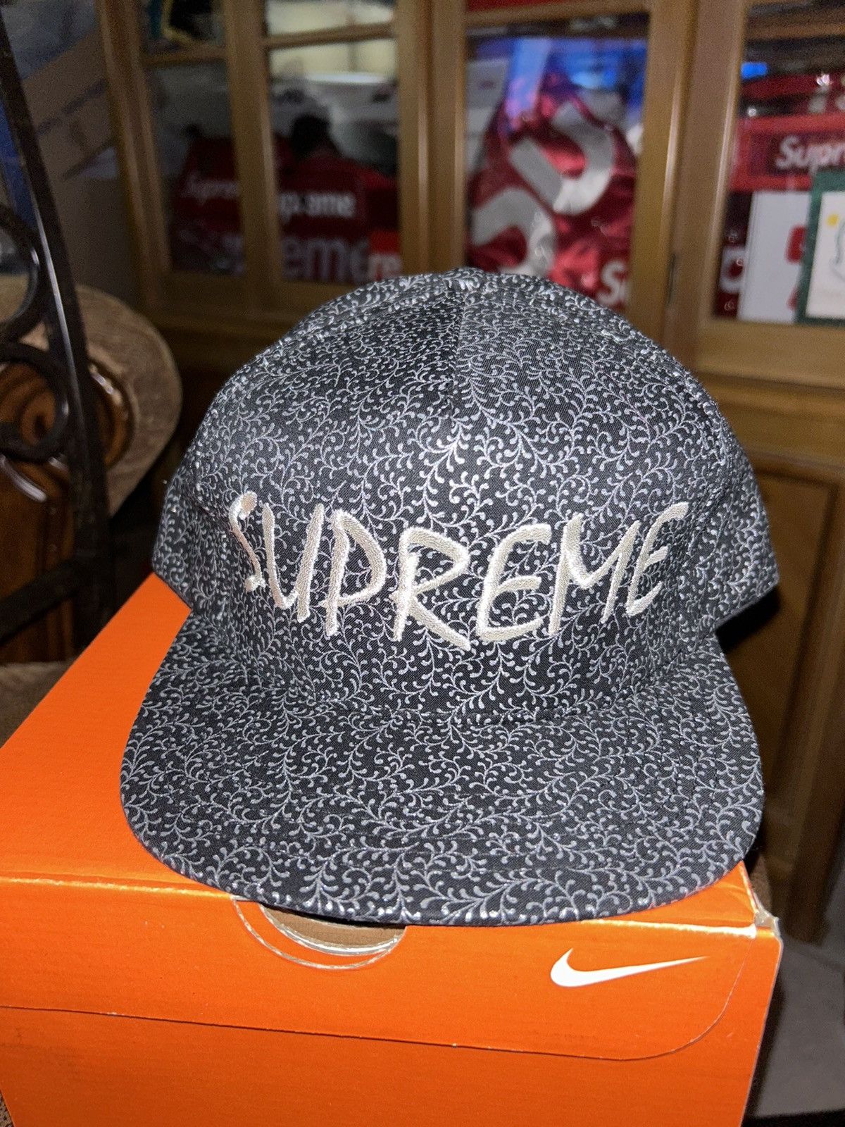 Supreme Supreme Creeper 5 Panel Cap Black SS15 NEW WITH TAGS Size ONE SIZE - 1 Thumbnail