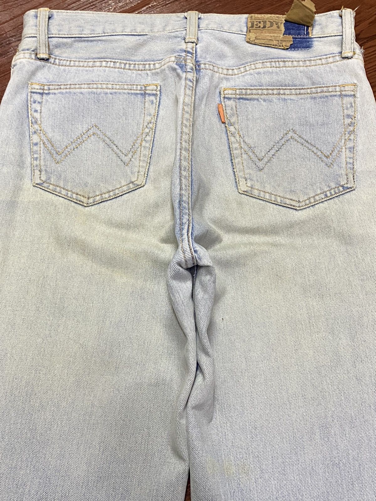 Japanese Brand Vintage Edwin Faded Wash Loose Jeans Size US 30 / EU 46 - 4 Thumbnail