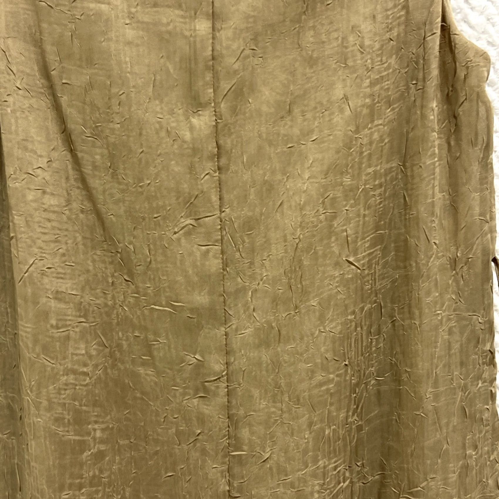 Vintage VINTAGE R&M Richards Champagne Satin Midi Dress Womens Small 90s Crinkle Fairy Size S / US 4 / IT 40 - 7 Thumbnail