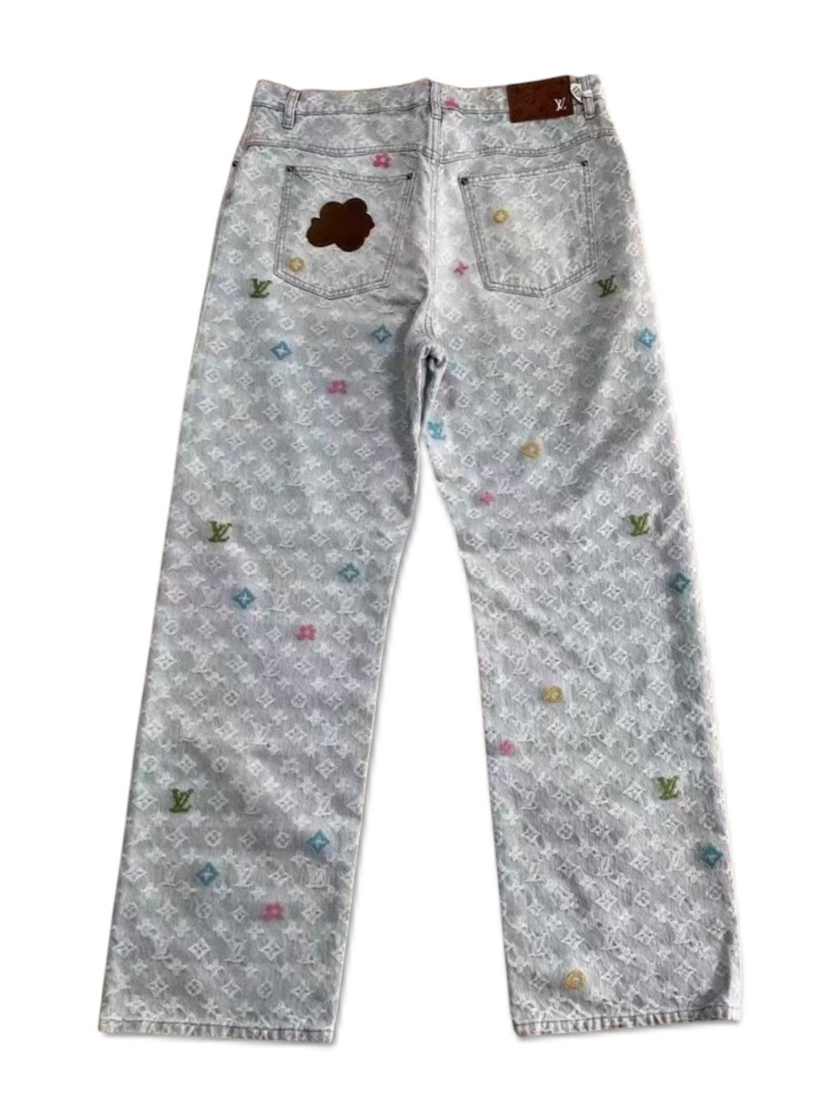Louis Vuitton × Tyler The Creator Louis Vuitton X Tyler the Creator 34 Craggy Denim Jeans Size US 34 / EU 50 - 2 Thumbnail