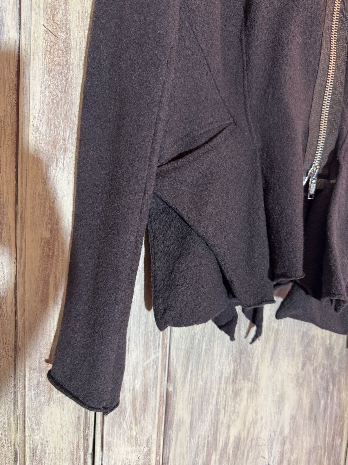 Haider Ackermann haider ackermann fw10 runway brown wool fitted jacket XS Size S / US 4 / IT 40 - 9 Thumbnail