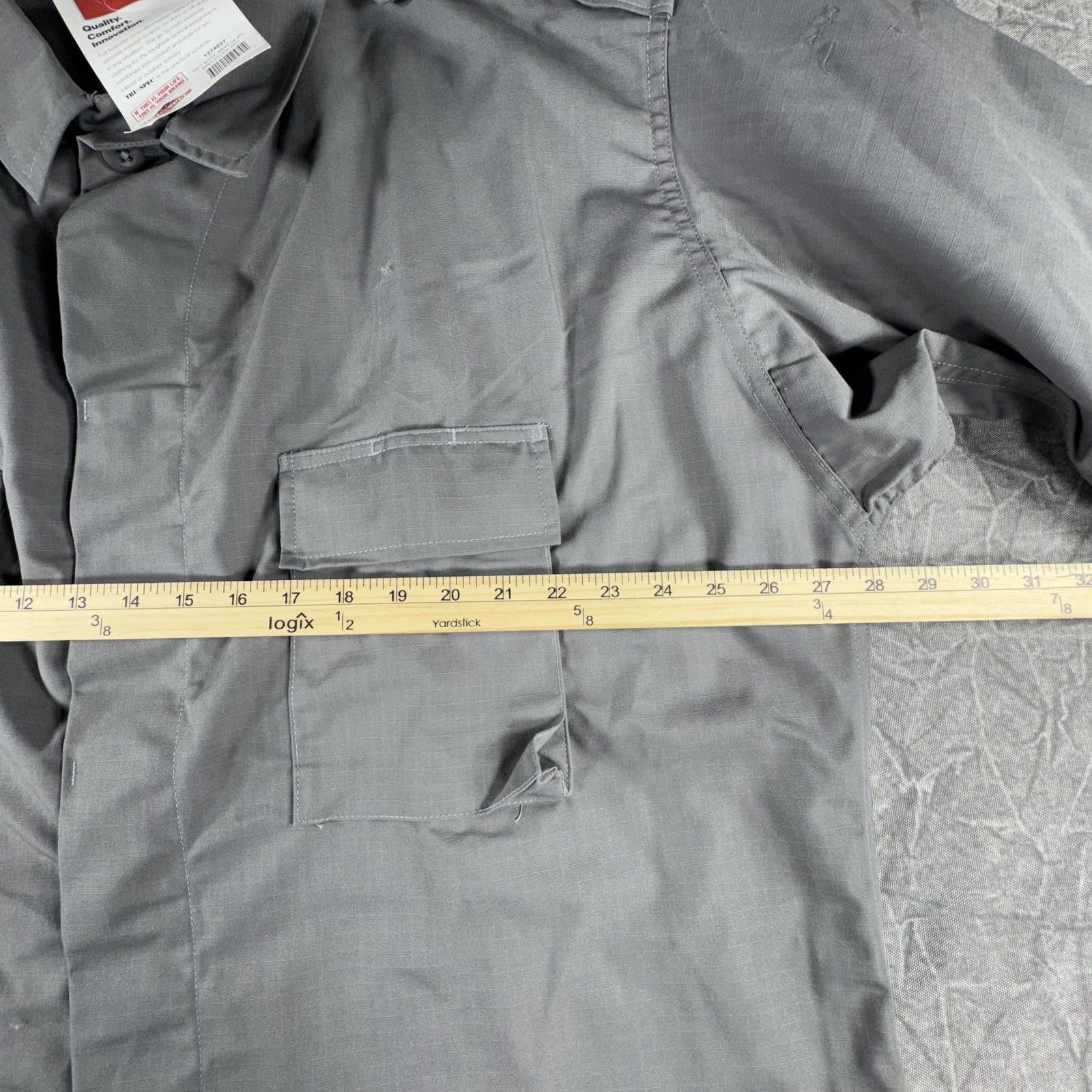 Tru-Spec Tru-Spec Shirt Men's 2XL Long Grey Tactical Front Pocket NEW Size ONE SIZE - 3 Thumbnail