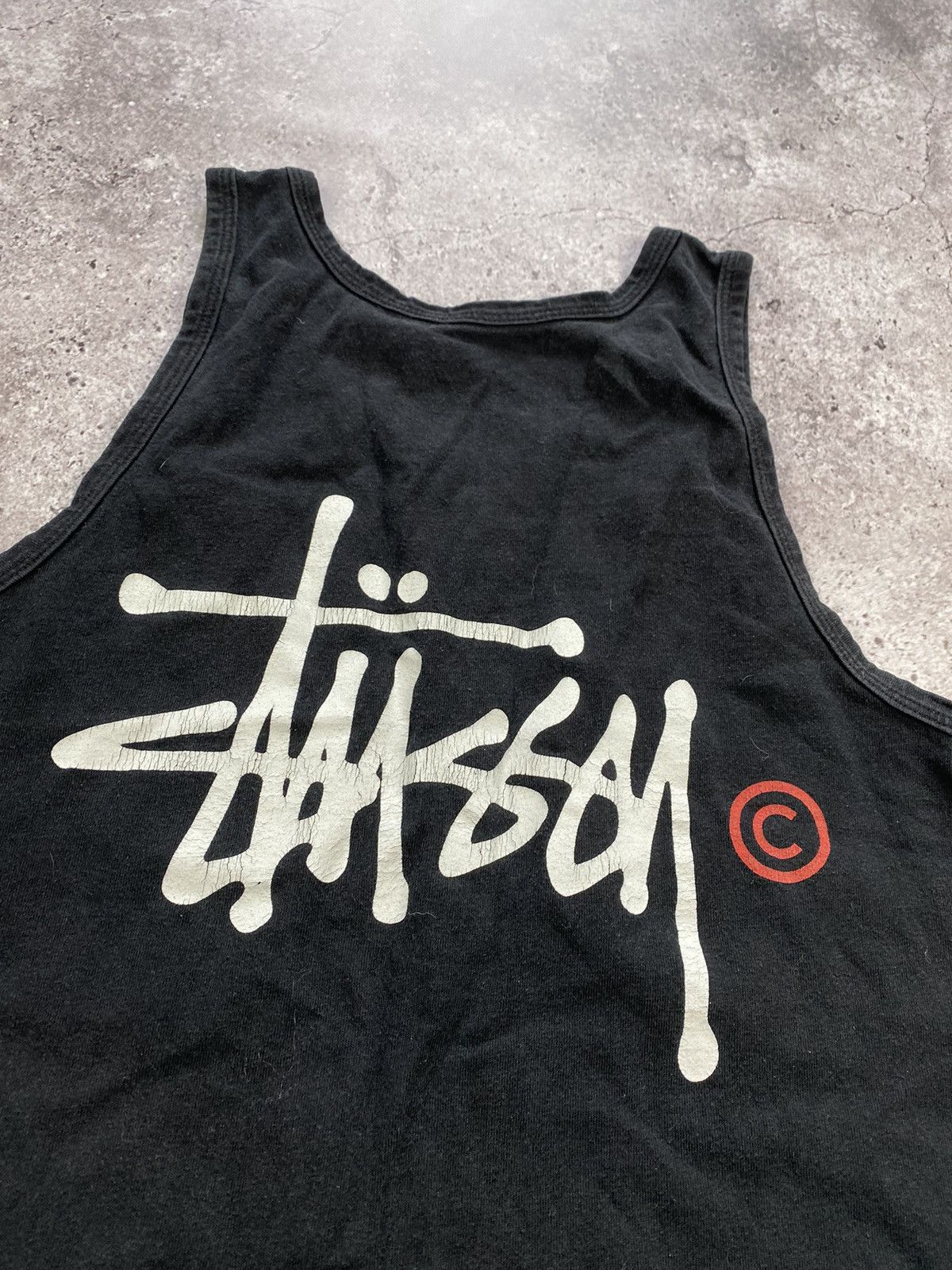 Stussy × Vintage Vintage Stussy Oversize Tank Top Y2K MADE IN USA Size US M / EU 48-50 / 2 - 2 Thumbnail
