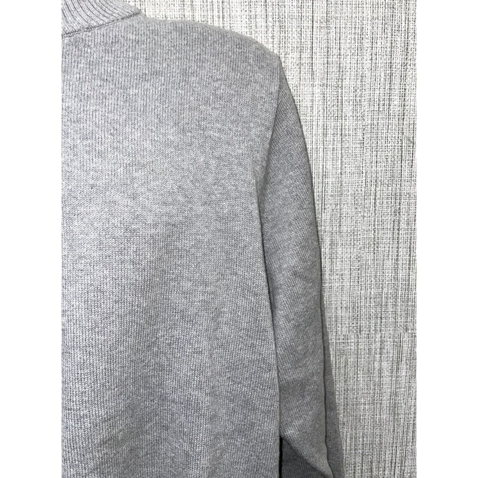 Duluth Trading Company Duluth Trading Company Cotton Blend Grey Half Zip Pullover Mens XL Sweater Zip Gray Pullover Men XL Size US XL / EU 56 / 4 - 3 Thumbnail