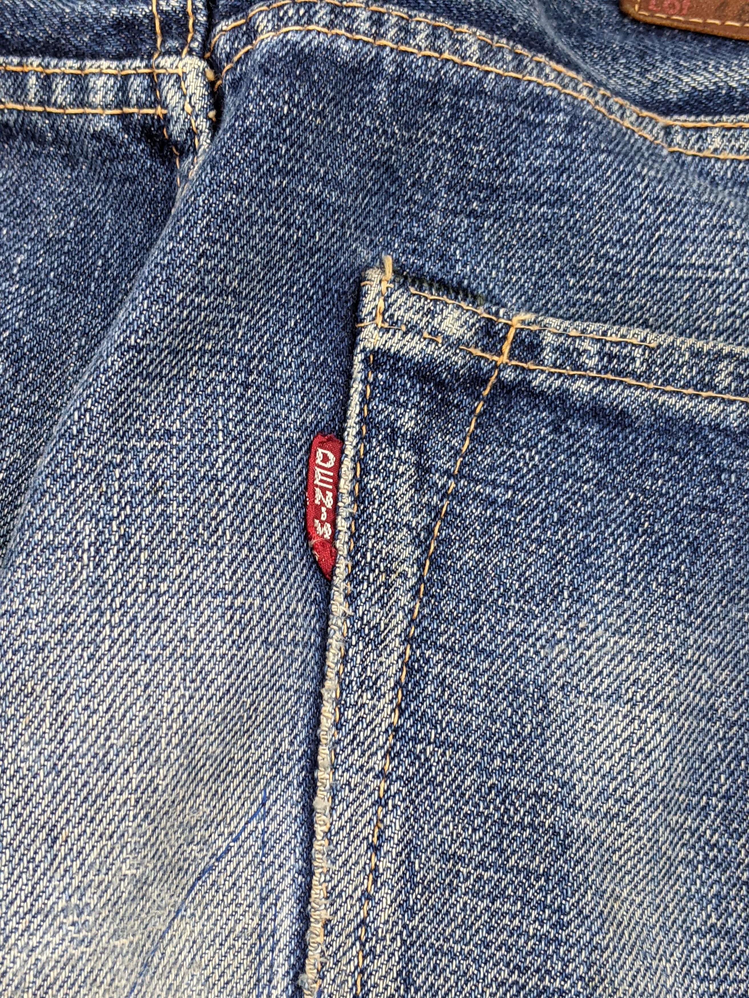 Denime × Japanese Brand × Vintage Vintage Denime Selvedge Faded Blue Jeans DJ0017Z Size US 27 - 7 Thumbnail