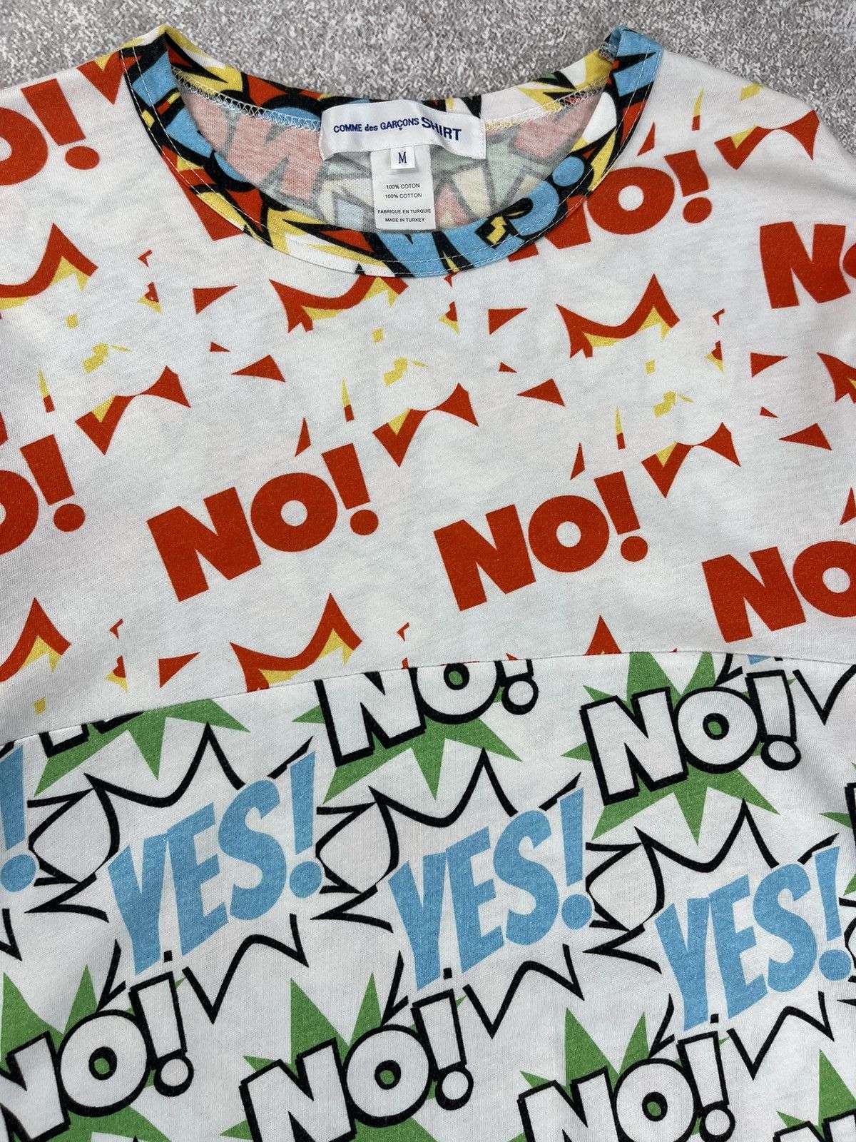 Comme des Garcons × Comme des Garcons SHIRT × Japanese Brand Comme des Garcons Shirt Comic Graphic Long Sleeve Size M Size US M / EU 48-50 / 2 - 5 Thumbnail