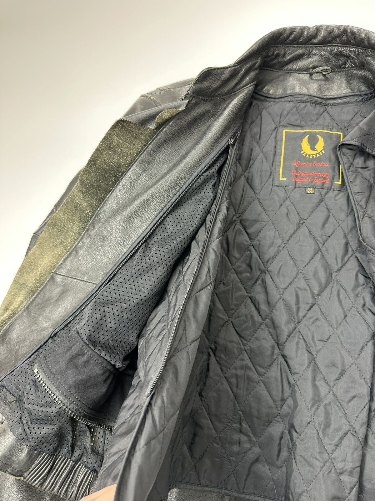 Belstaff Belstaff Motorcycle Black Leather Heavyweight Jacket Black Size US M / EU 48-50 / 2 - 14 Thumbnail