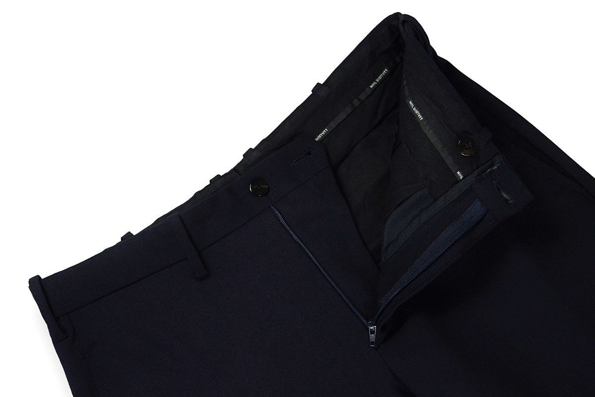 Neil Barrett Neil Barrett Woven Slim Fit Wool Dark Navy Trousers Pants Size US 30 / EU 46 - 3 Thumbnail