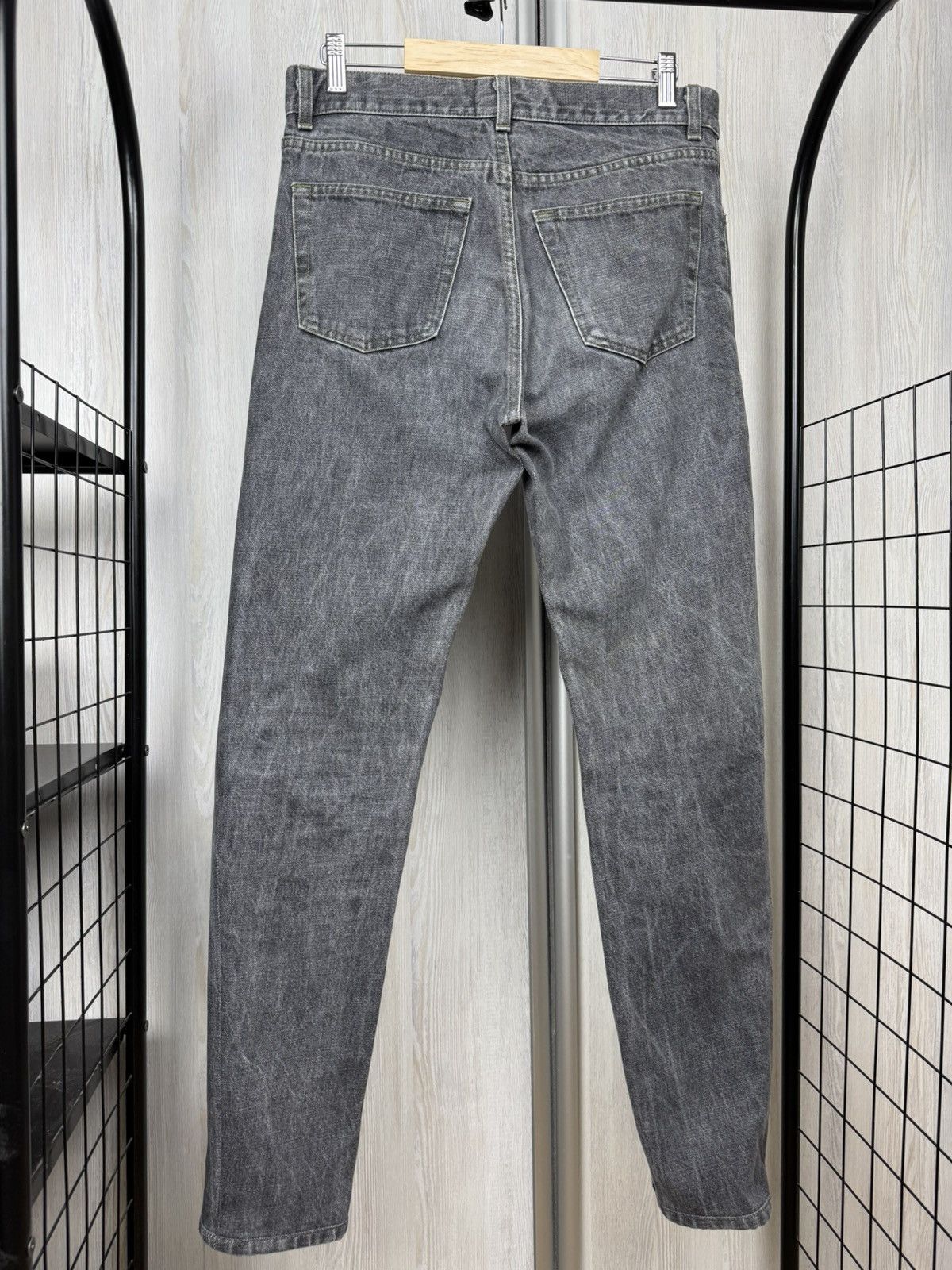 Helmut Lang Helmut Lang vintage produced in 1999 grey denim jeans pants Size US 32 / EU 48 - 7 Thumbnail