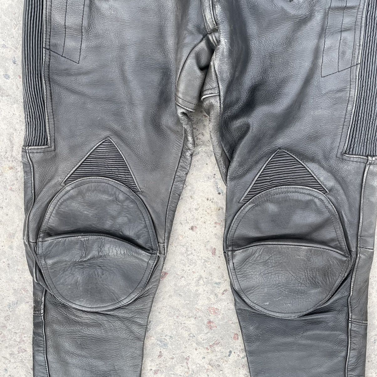 Other Vintage Moto Leather Pants 52 90s USA Hype Japanese Style Size US 33 - 6 Thumbnail