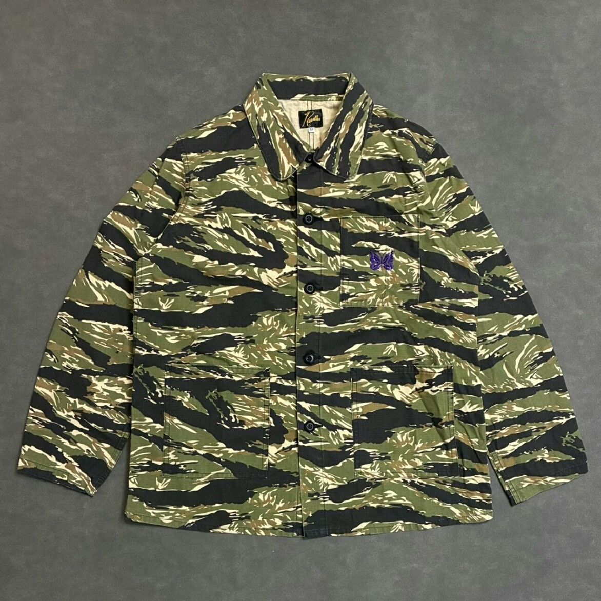 Needles Needles 25SS Coverall Tiger Camo Jacket Size US XS / EU 42 / 0 - 1 Thumbnail