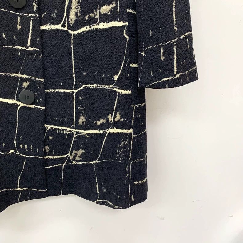 Max Mara Max Mara Black rock wool single-breasted long-sleeved coat Size S / US 4 / IT 40 - 5 Thumbnail