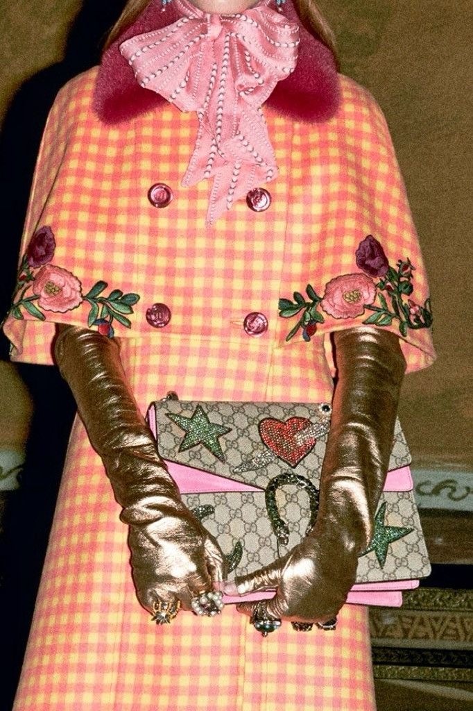 Pink & Green Checkered Gloves Pink & Green Checkered Gloves