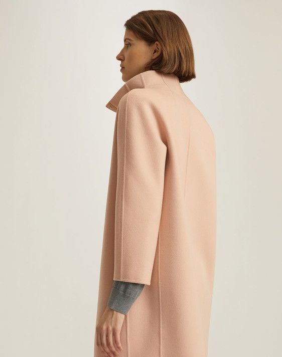 Loro Piana o1srvl11e0824 Roaden Cashmere Coat in Pink Size XS / US 0-2 / IT 36-38 - 4 Thumbnail