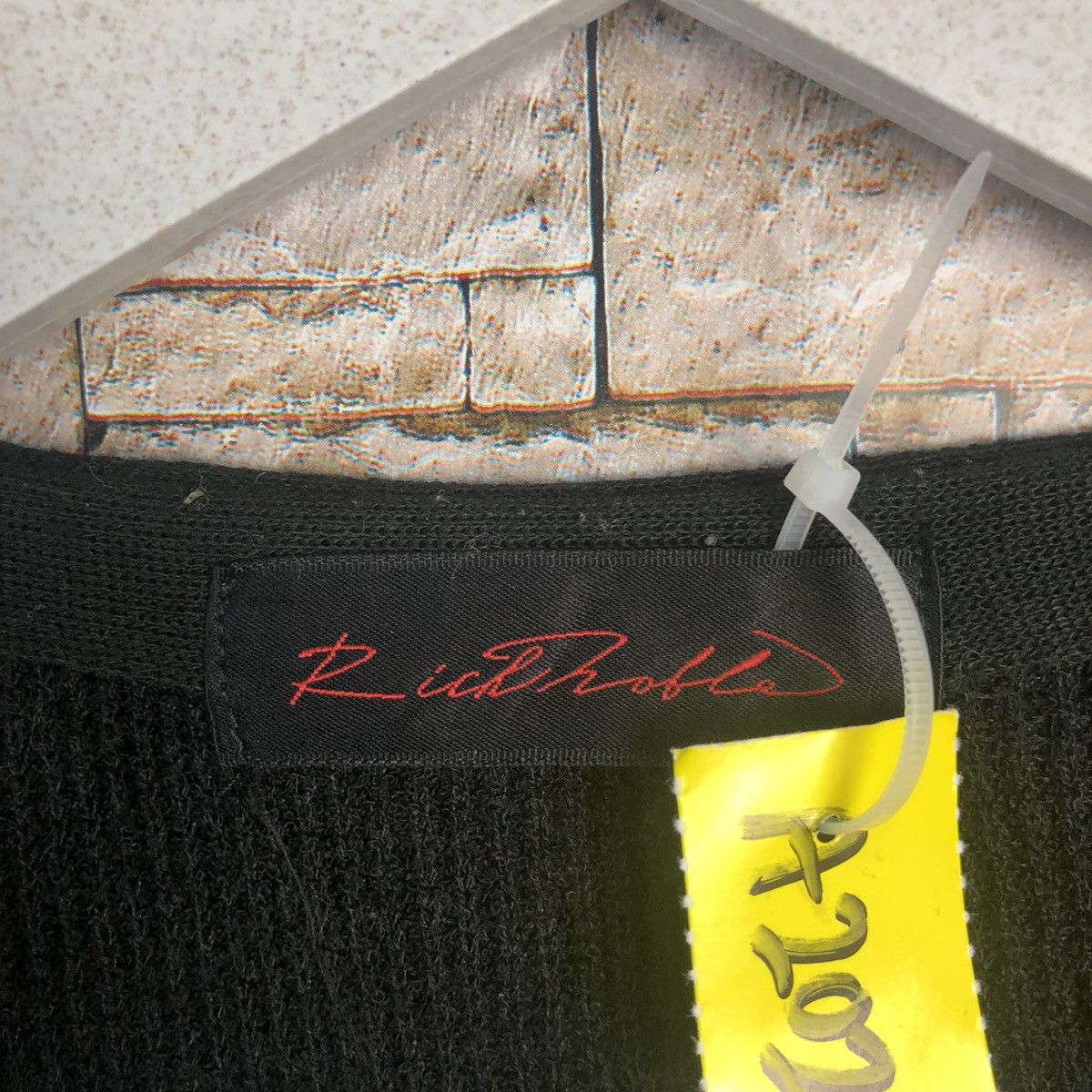 Homespun Knitwear × Japanese Brand Rich Hoble Black Cardigan Knitwear #A202 Size L / US 10 / IT 46 - 9 Thumbnail