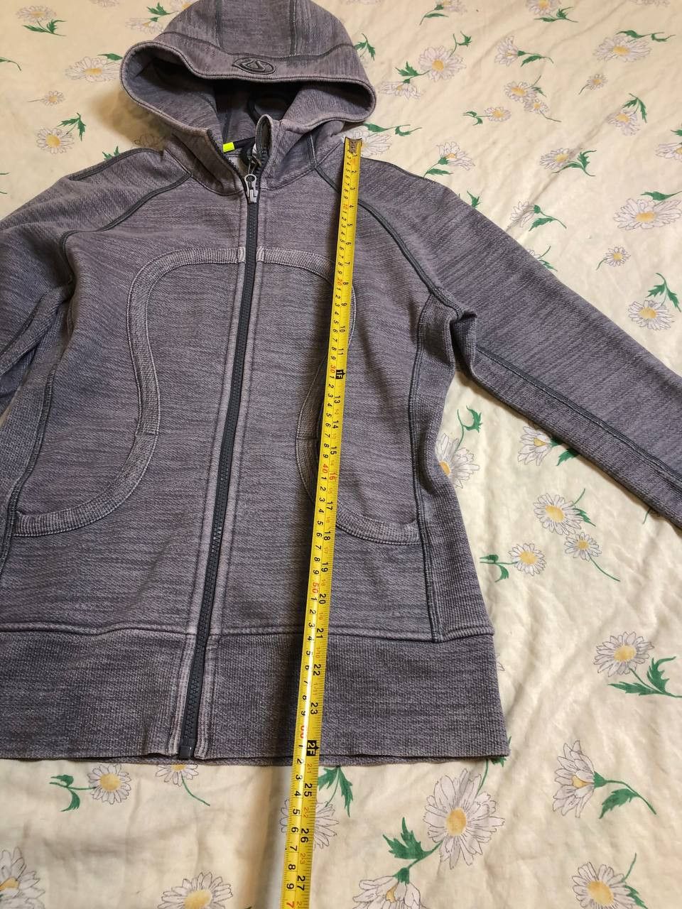 Lululemon Lululemon Gray & Black Scuba Full Zip Hooded Hoodie Size M / US 6-8 / IT 42-44 - 5 Thumbnail