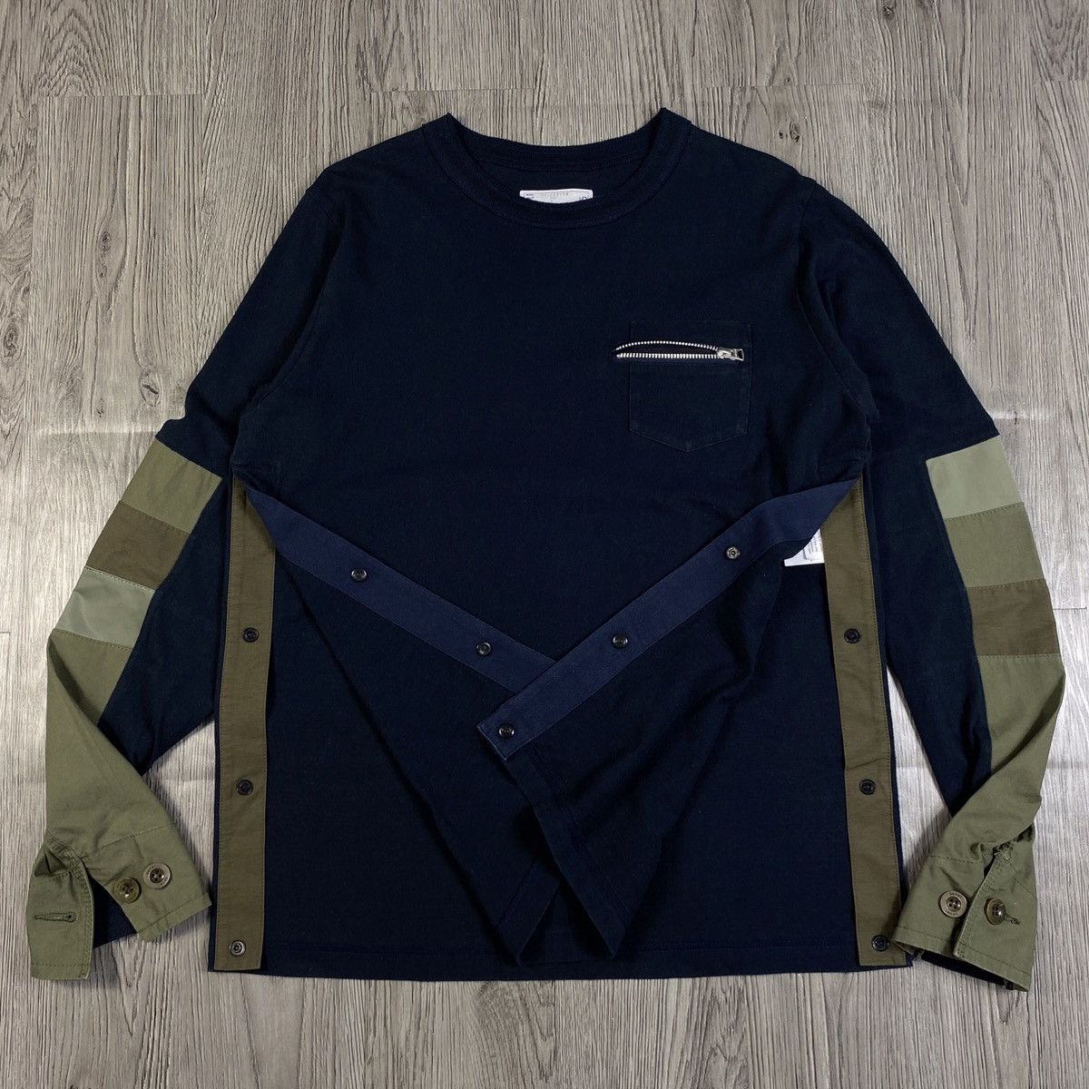Sacai Sacai S/S 21 Oxford Sweater Size US M / EU 48-50 / 2 - 6 Thumbnail
