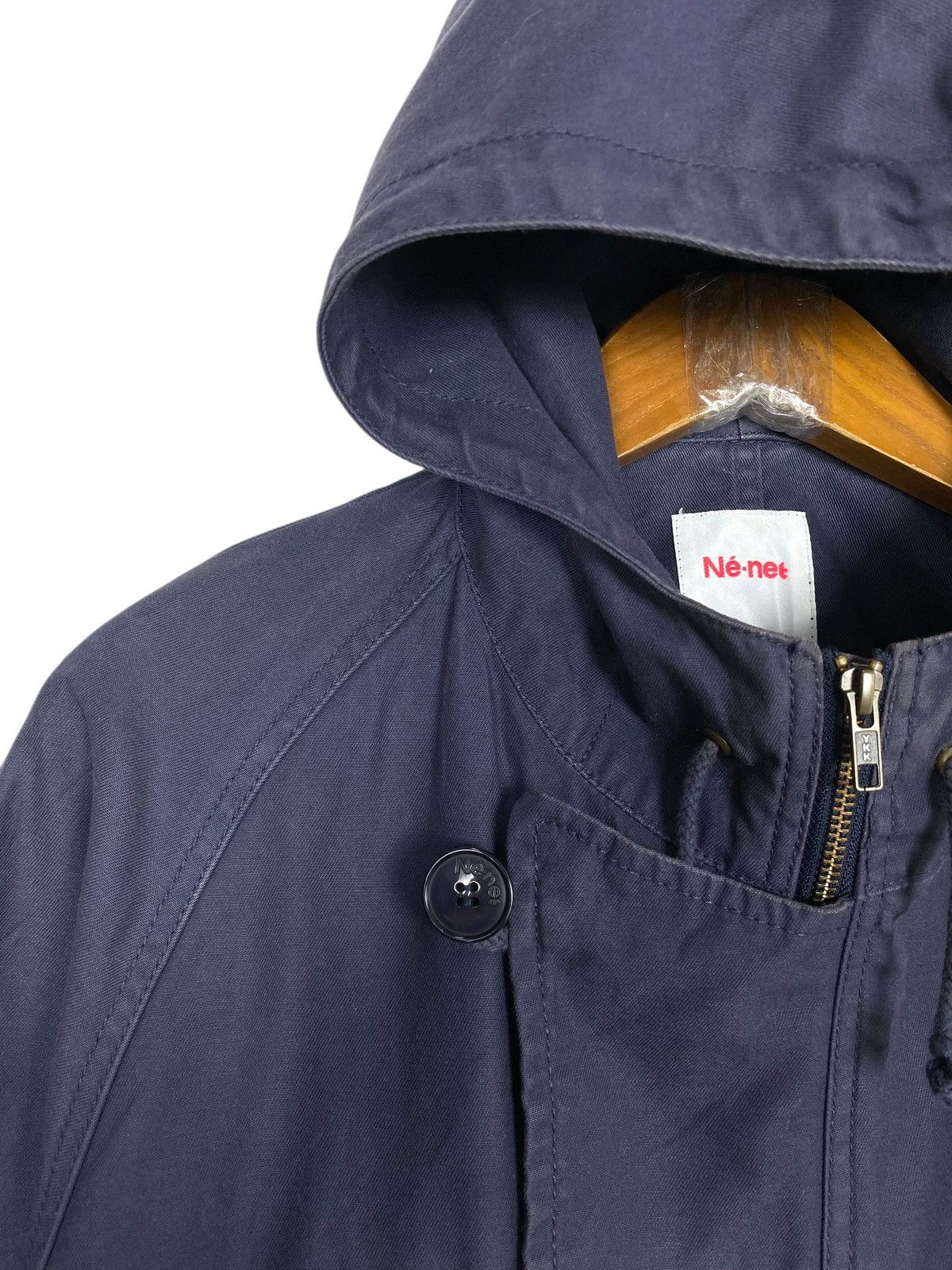 Issey Miyake Rare‼️ Ne-Net by Issey Miyake Hoodie Fishtail Parka Size US S / EU 44-46 / 1 - 5 Thumbnail