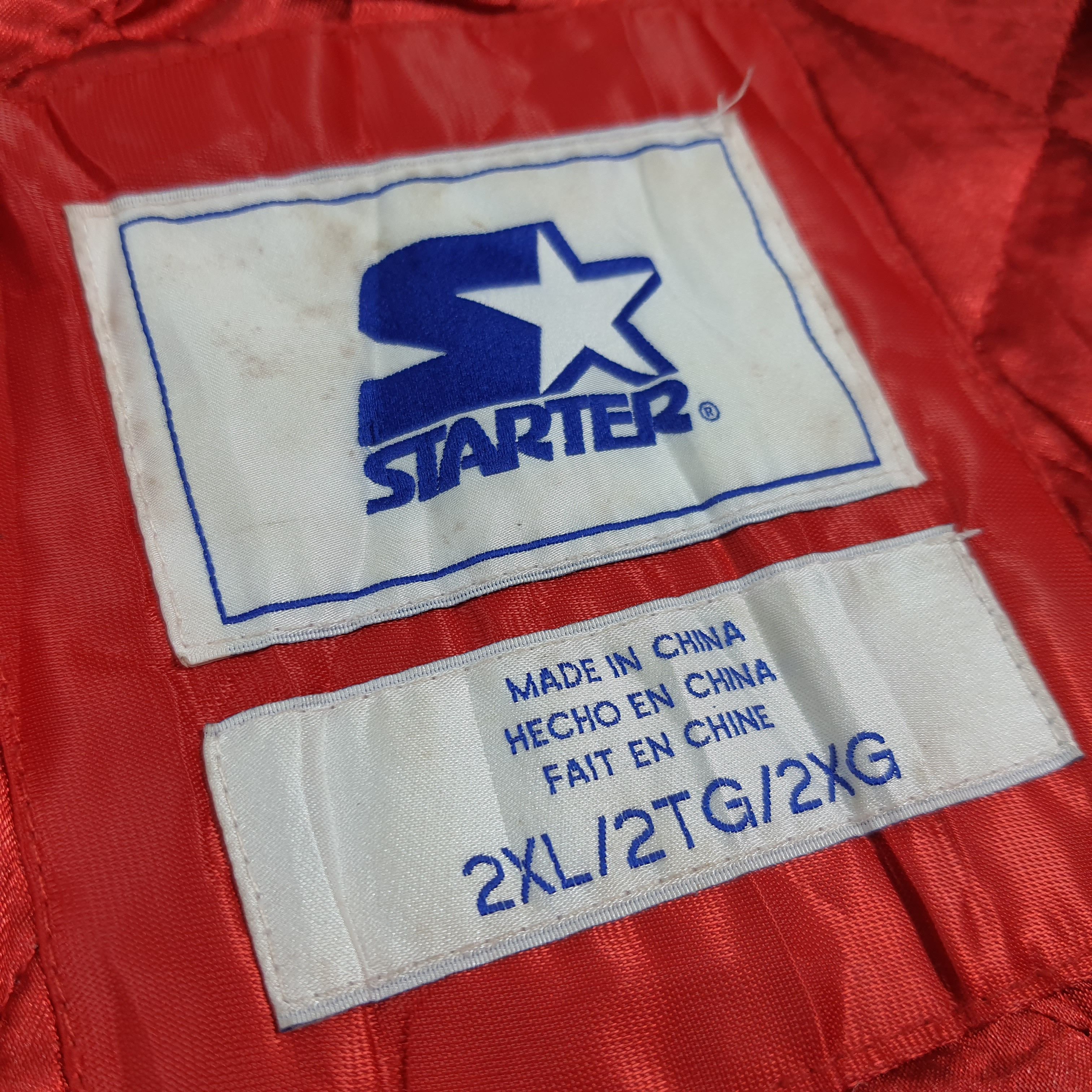 Starter Vintage 90s Starter Rip City NBA Basketball Bomber C281N14 Size US XXL / EU 58 / 5 - 7 Thumbnail