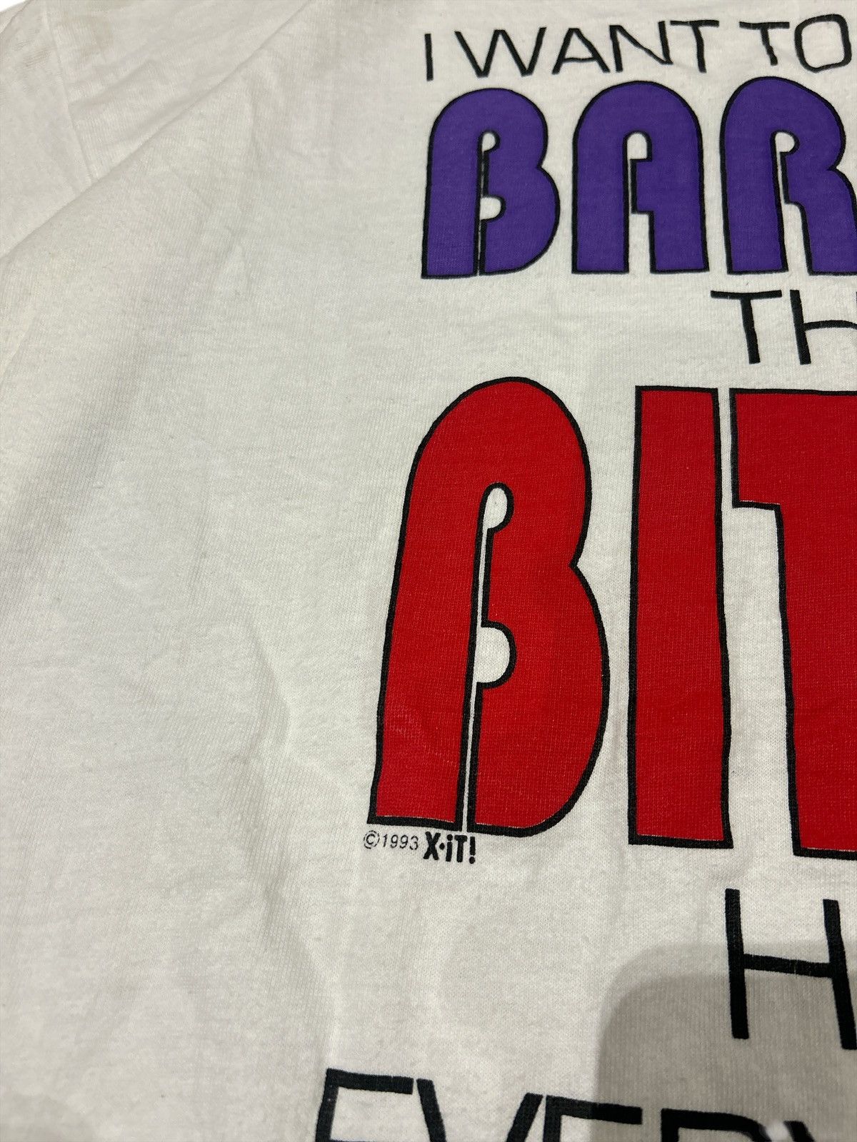 Vintage Vintage 90s 1993 I Want To Be Like Barbie SS Rare Shirt Size US L / EU 52-54 / 3 - 3 Thumbnail