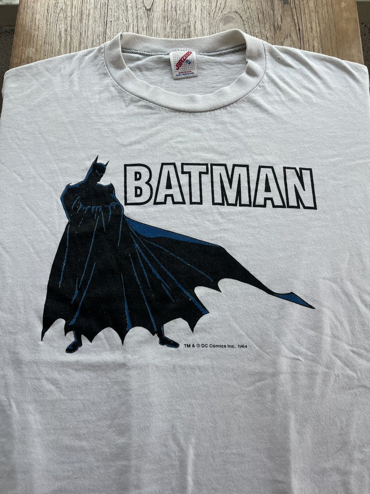 DC Comics × Vintage Vintage BATMAN DC Comics inc 1964’s (RP 80’s) Tshirt Size US XL / EU 56 / 4 - 3 Thumbnail