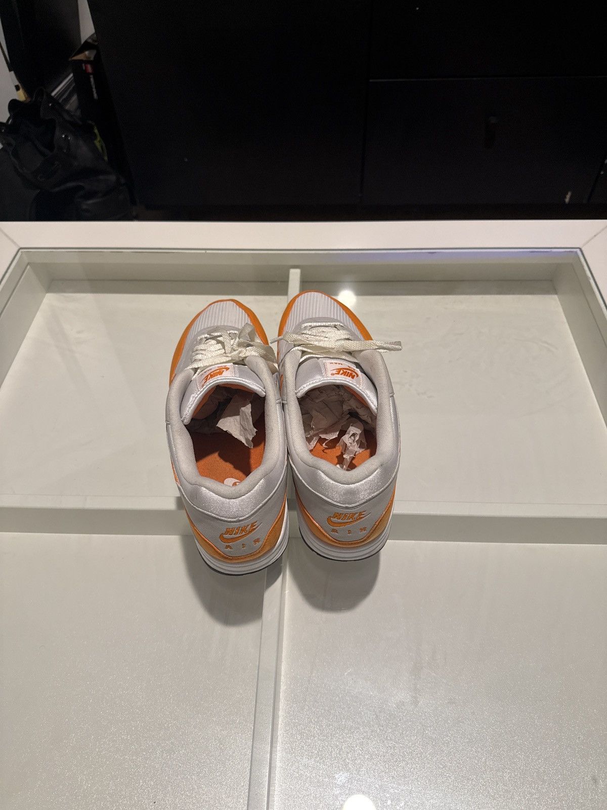 Nike Nike Air Max 1 White x Orange Size US 14 / EU 47 - 4 Thumbnail