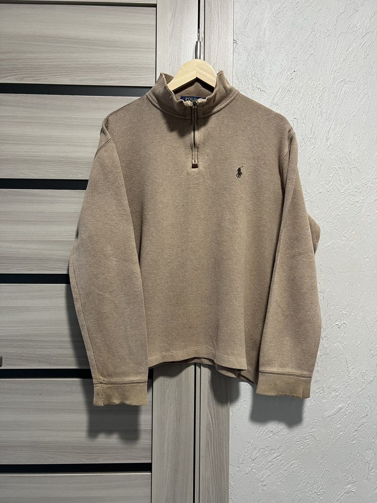 Polo Ralph Lauren Vintage Polo Ralph Lauren 1/4 Zip Sweater Pony Logo Size US M / EU 48-50 / 2 - 3 Thumbnail