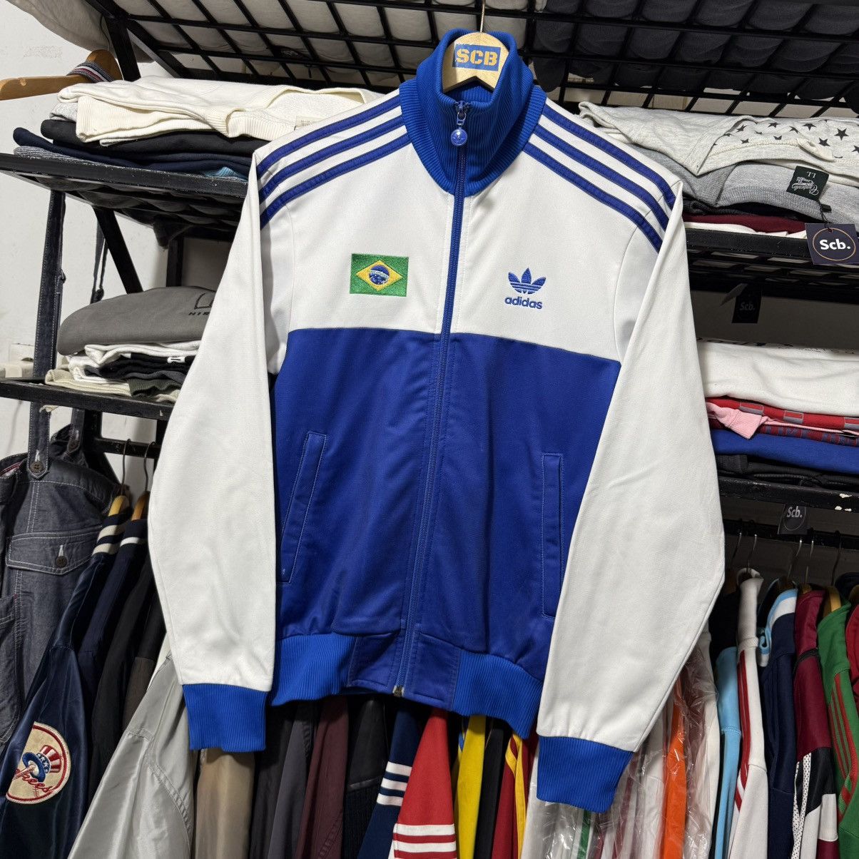 Vintage Vintage y2k adidas brazil rio de janeiro track top Size US XS / EU 42 / 0 - 13 Thumbnail