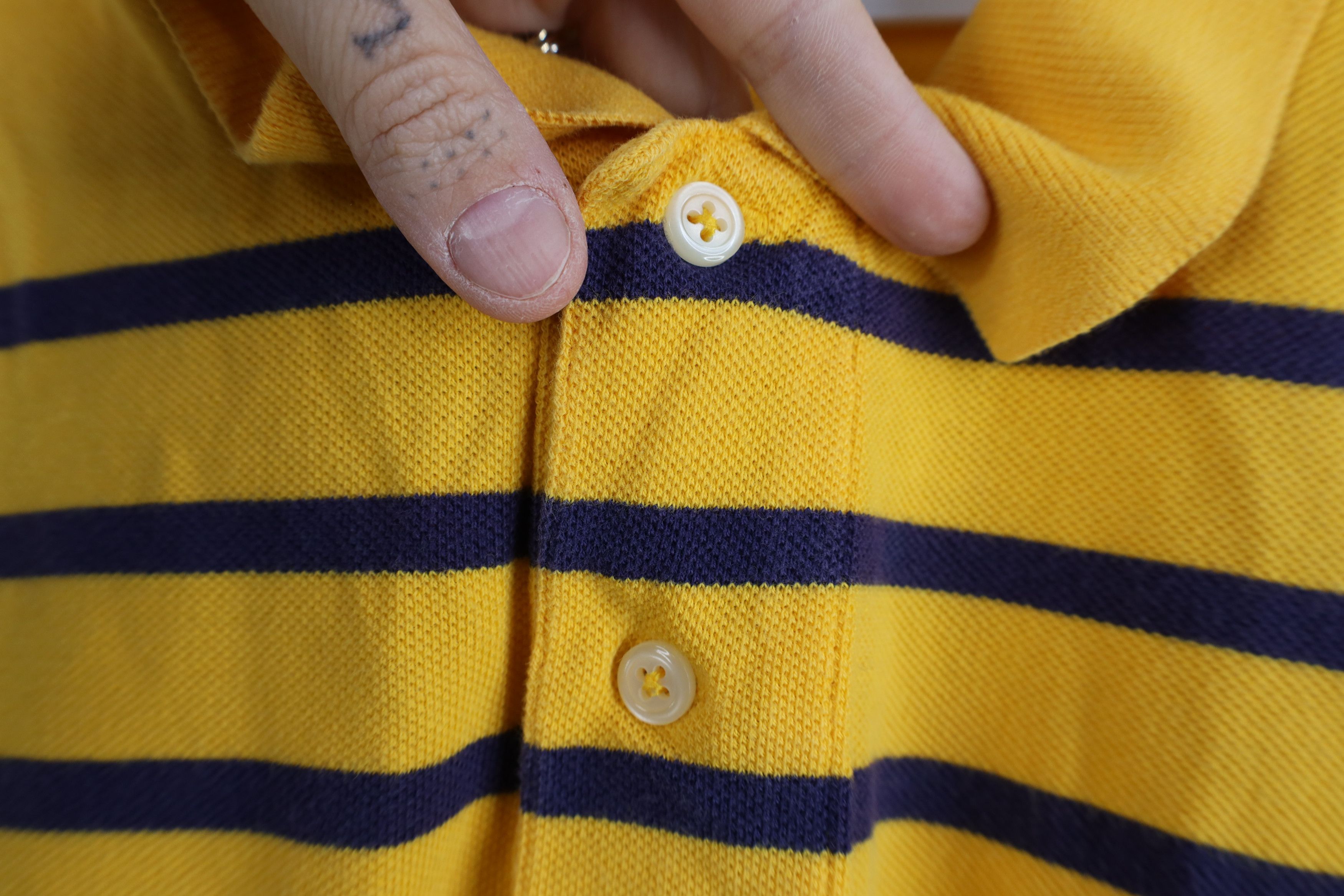 Ralph Lauren Vintage 90s Ralph Lauren Knit Collared Golf Polo Shirt Size US XL / EU 56 / 4 - 8 Thumbnail