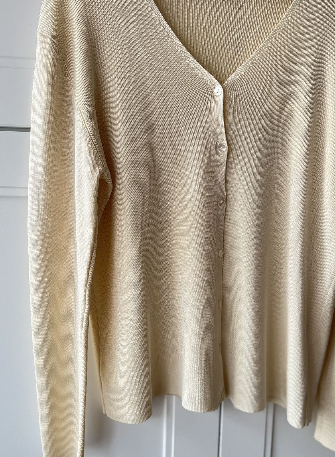 Gap 100% Silk cardigan Size L / US 10 / IT 46 - 4 Thumbnail