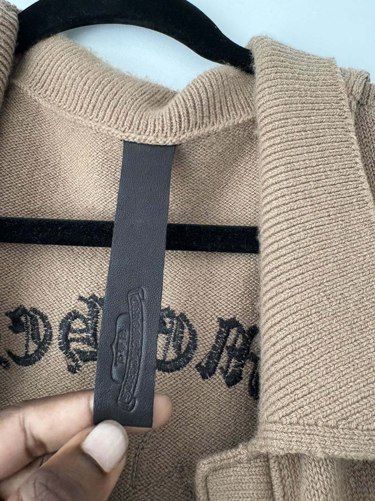 Chrome Hearts CHROME HEARTS CASHMERE CARDIGAN 💸 Size US S / EU 44-46 / 1 - 10 Thumbnail