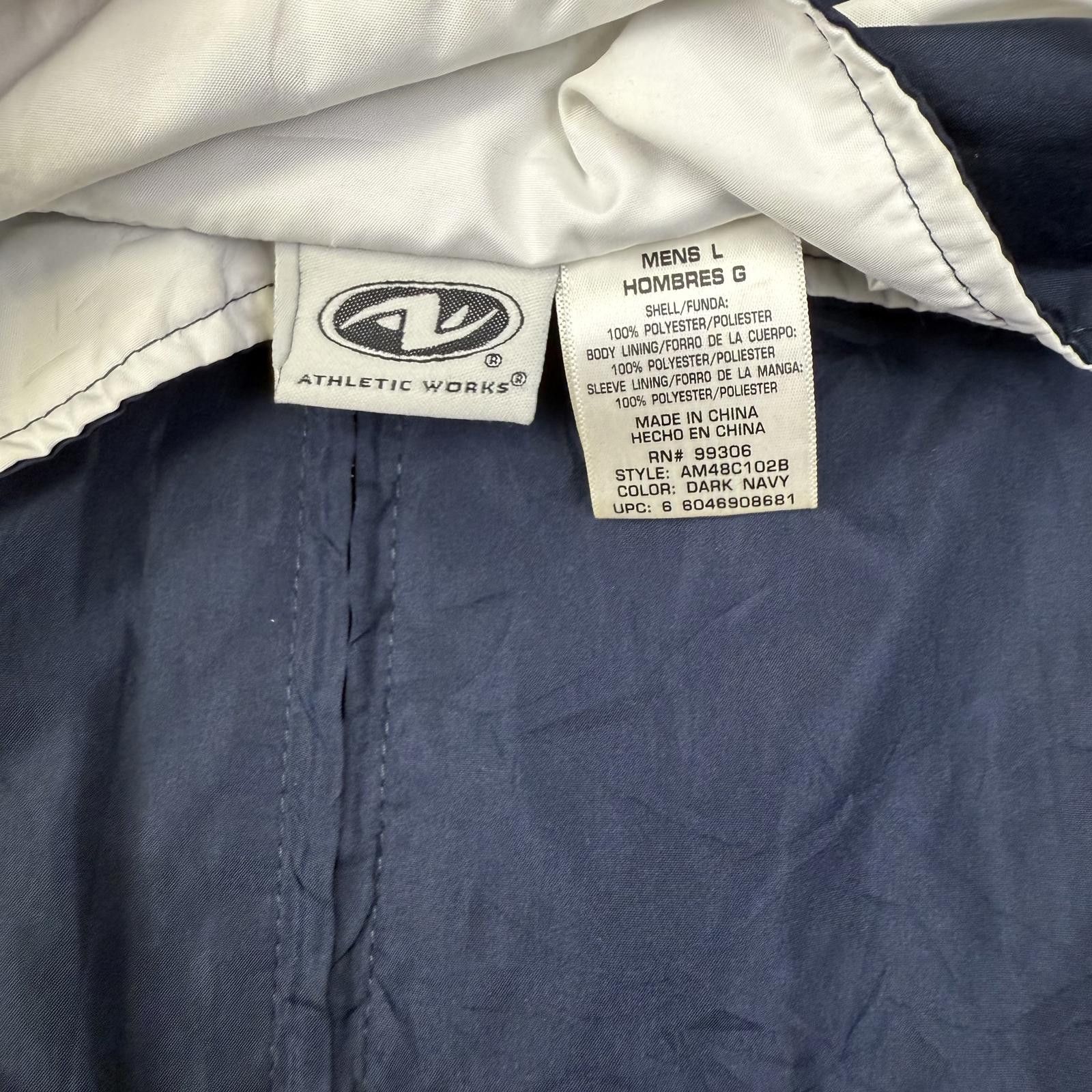 Hombre Nino Vintage Style Athletic Works Blue Track Jacket Size US L / EU 52-54 / 3 - 3 Thumbnail