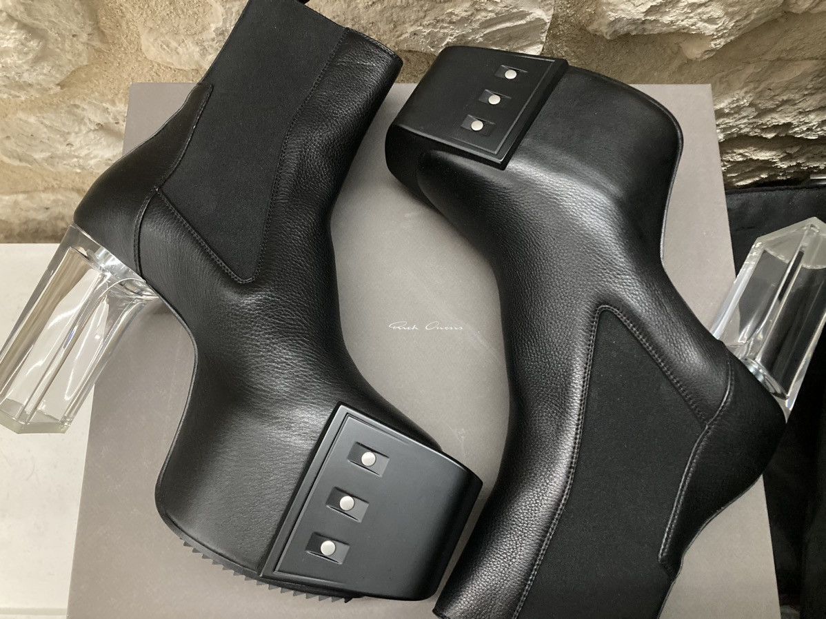 Rick Owens NEVER WORN/ Rick Owens Beveled Platform Boots Size US 9 / EU 42 - 3 Thumbnail